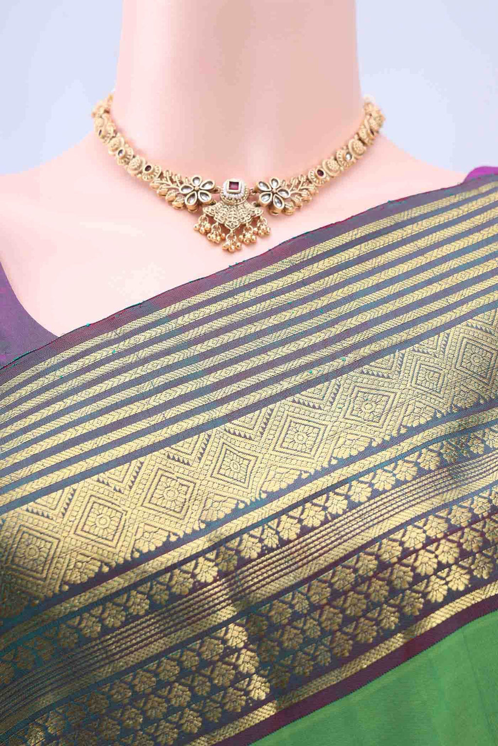 Green Kanchipuram Silk Saree