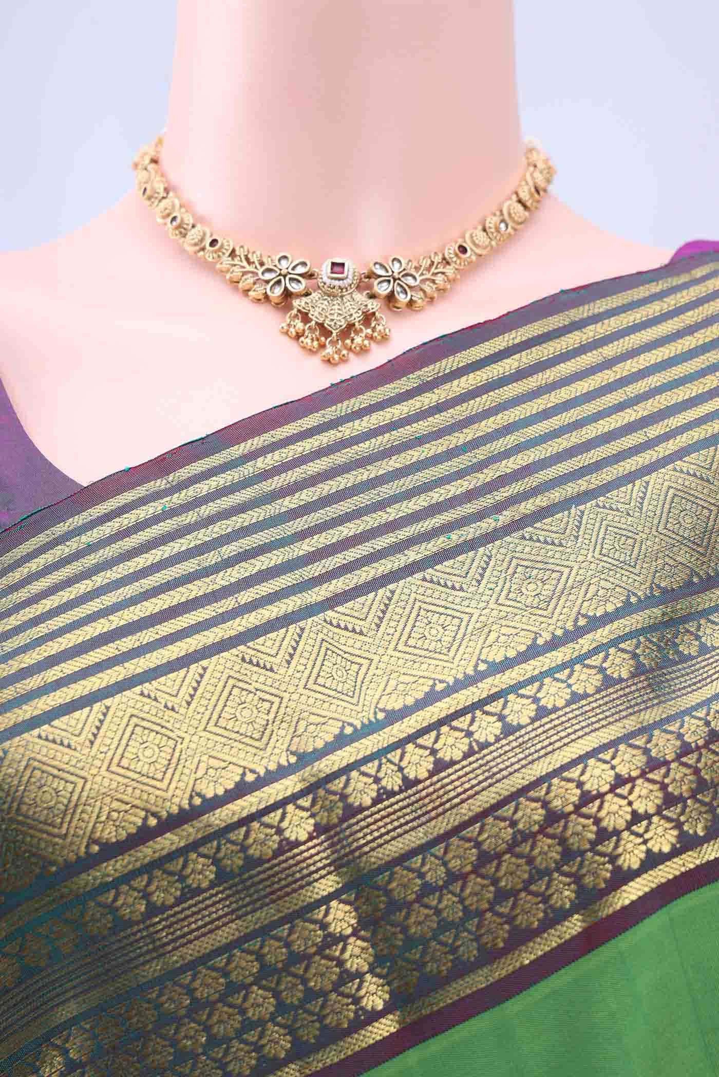 Green Kanchipuram Silk Saree