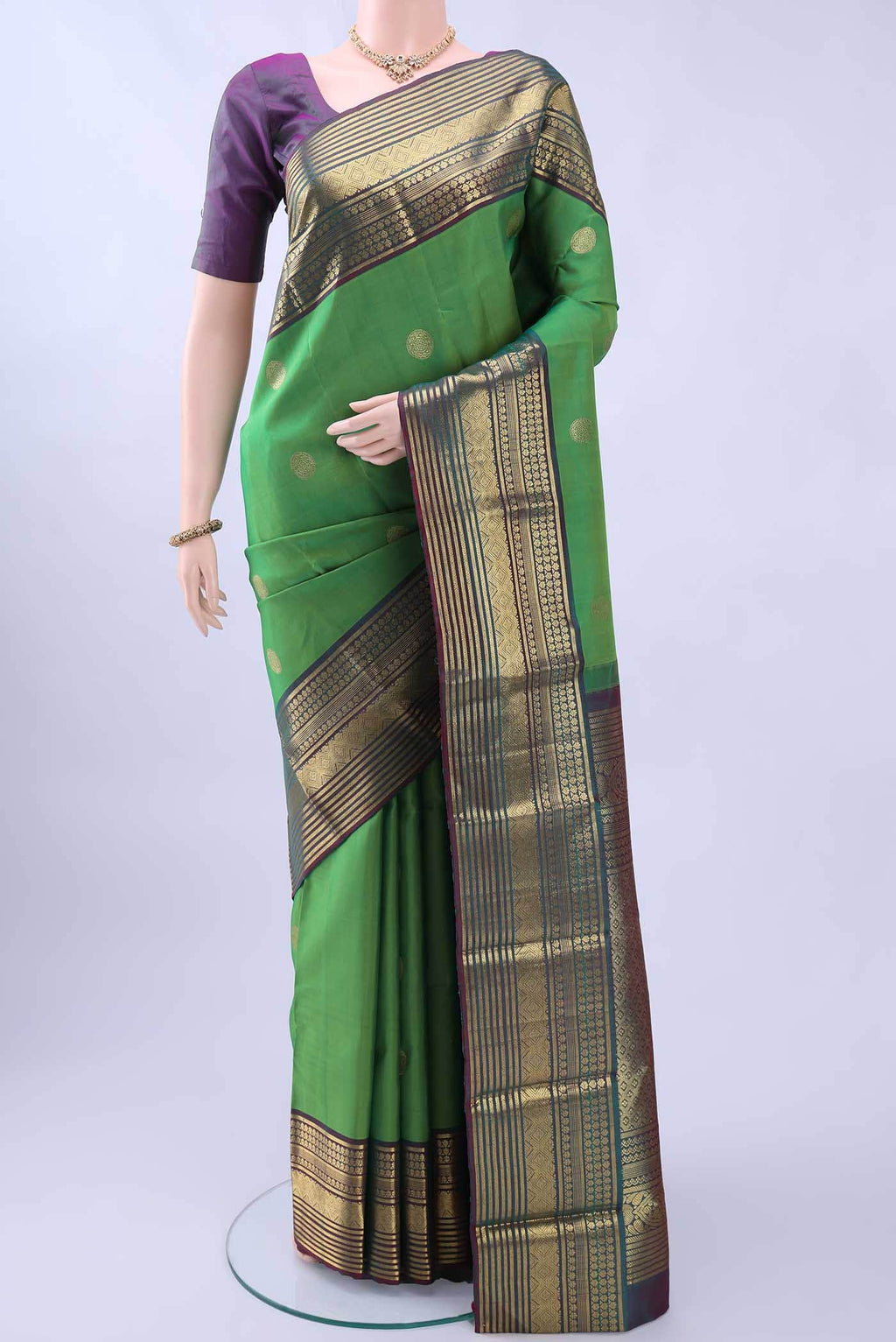 Green Kanchipuram Silk Saree