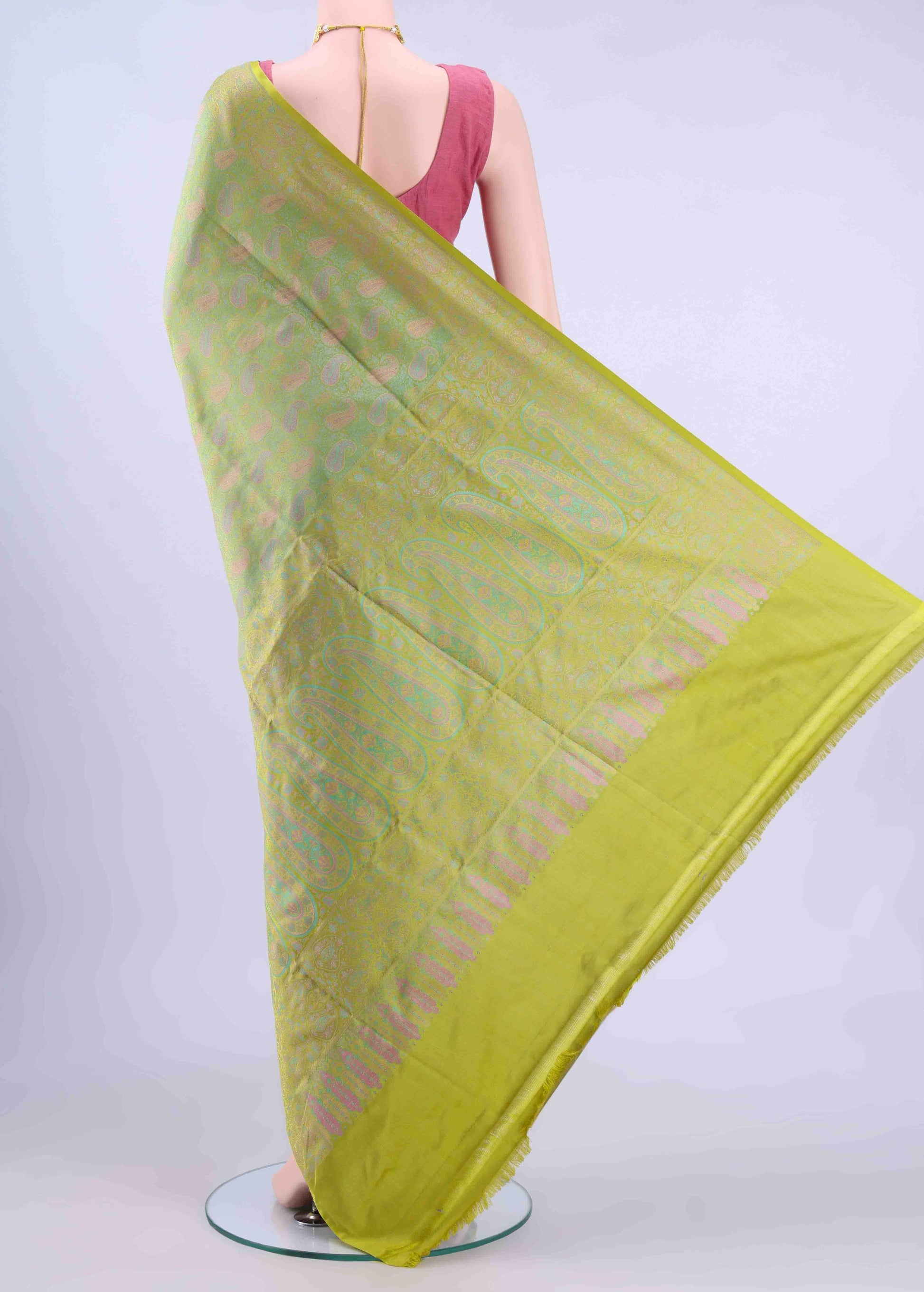 Light Green Banarasi Saree