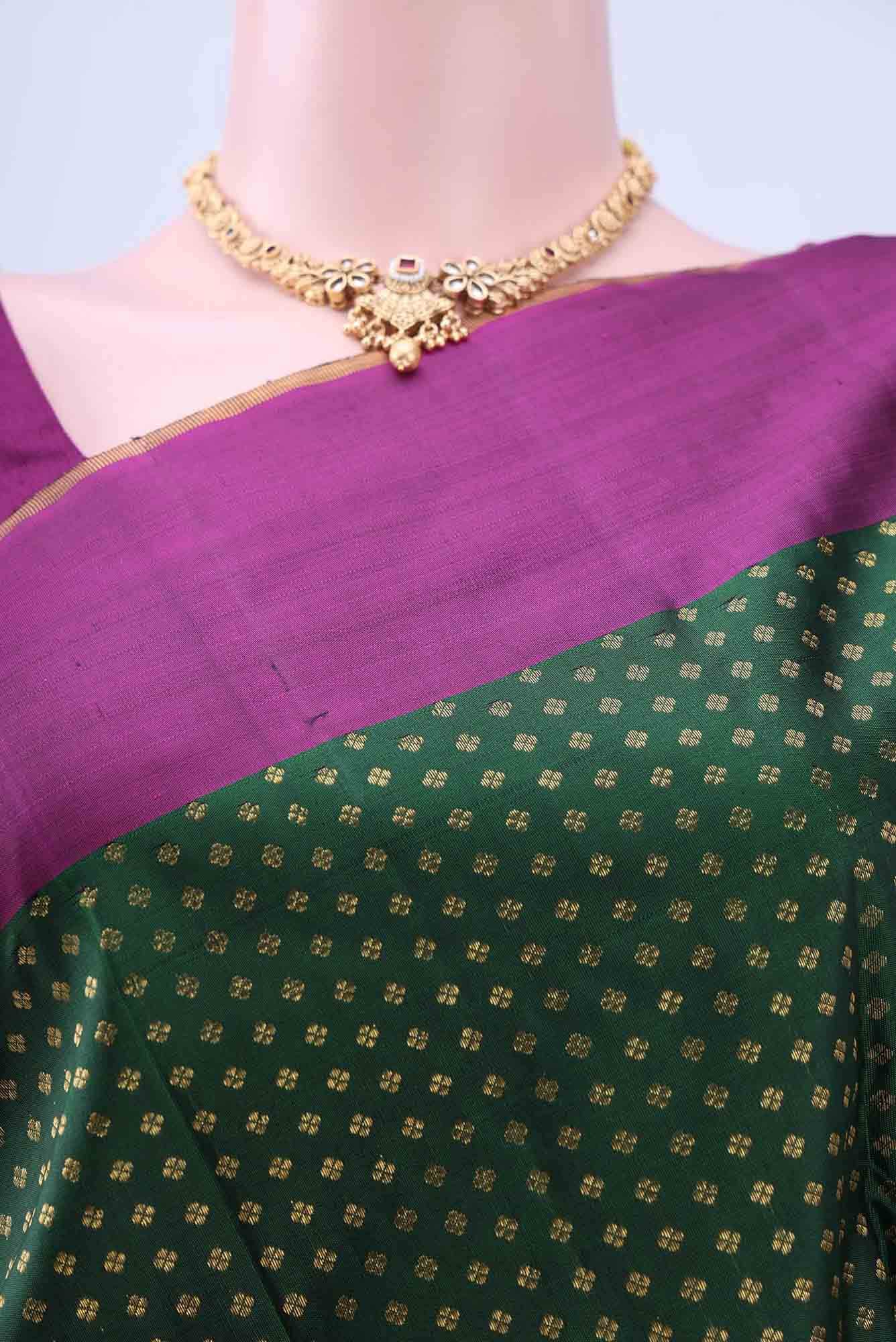 Green Kanchipuram Saree