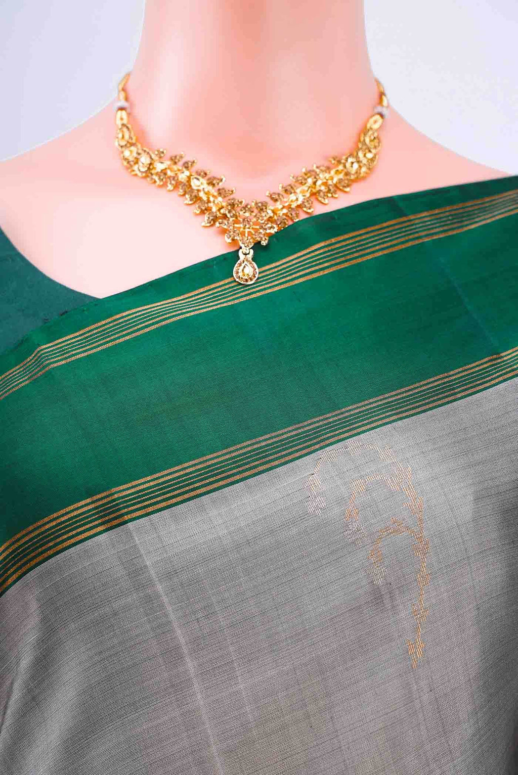 Grey Soft Silk Saree