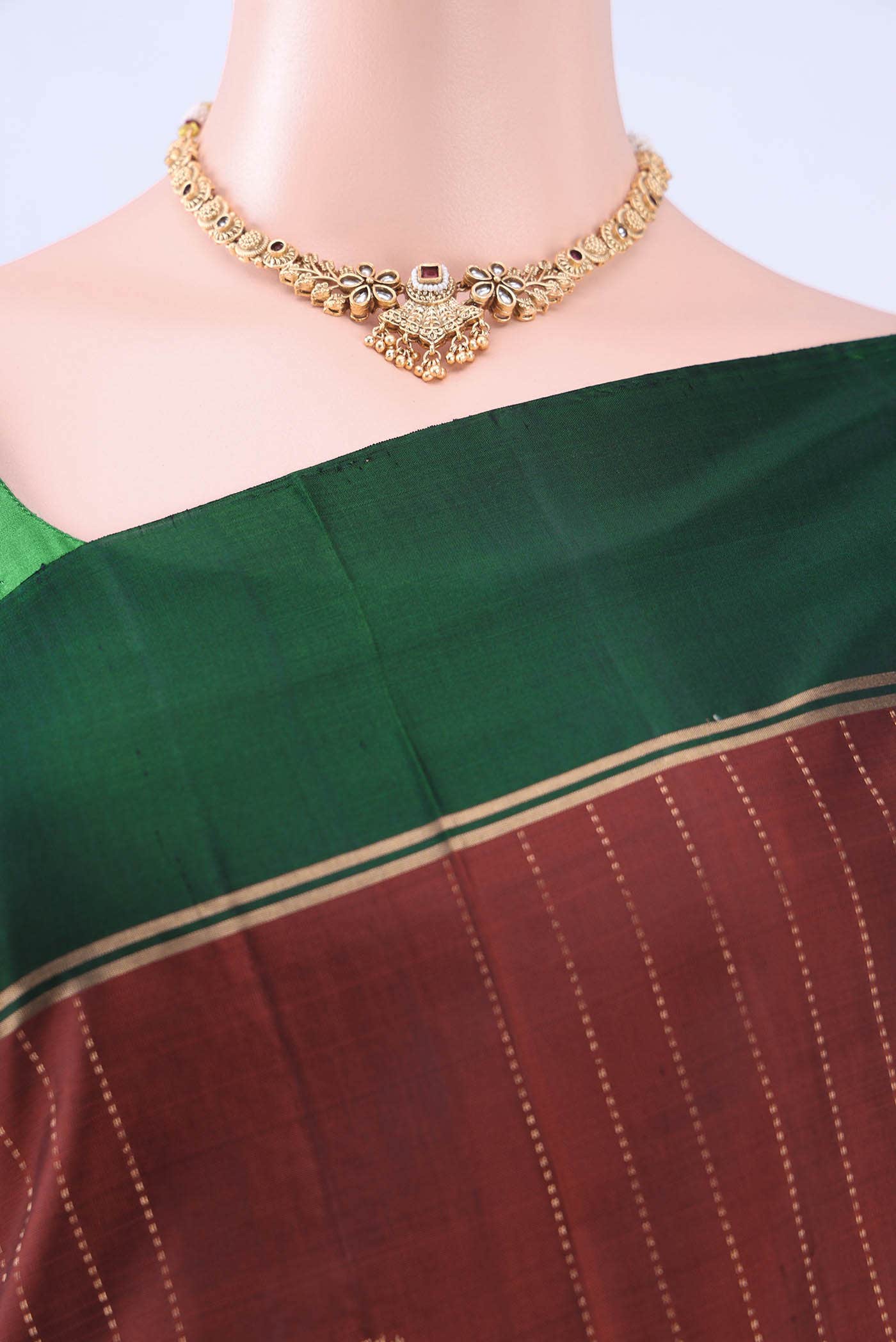 Rust Soft Silk Saree