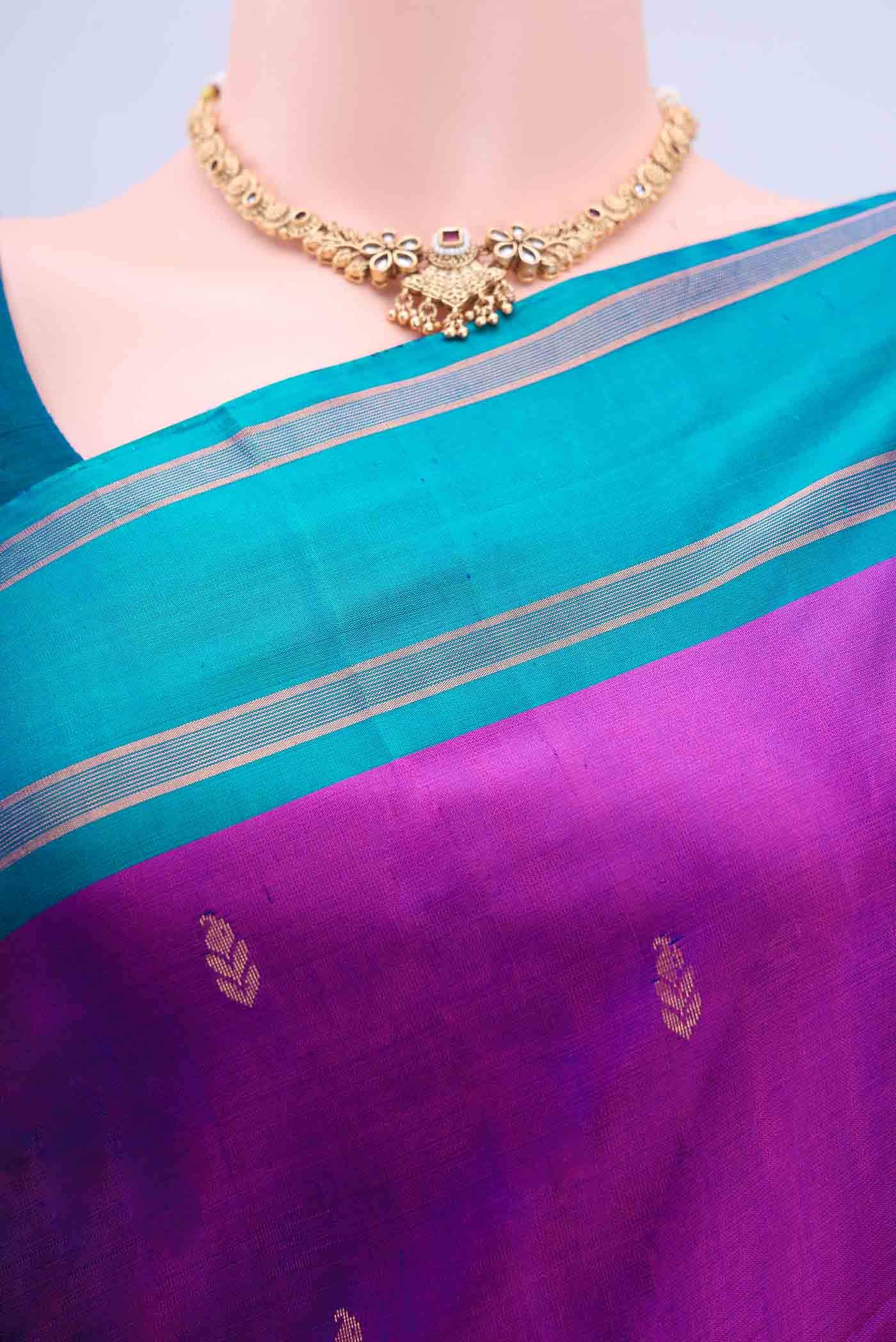 Magenta Soft Silk Saree