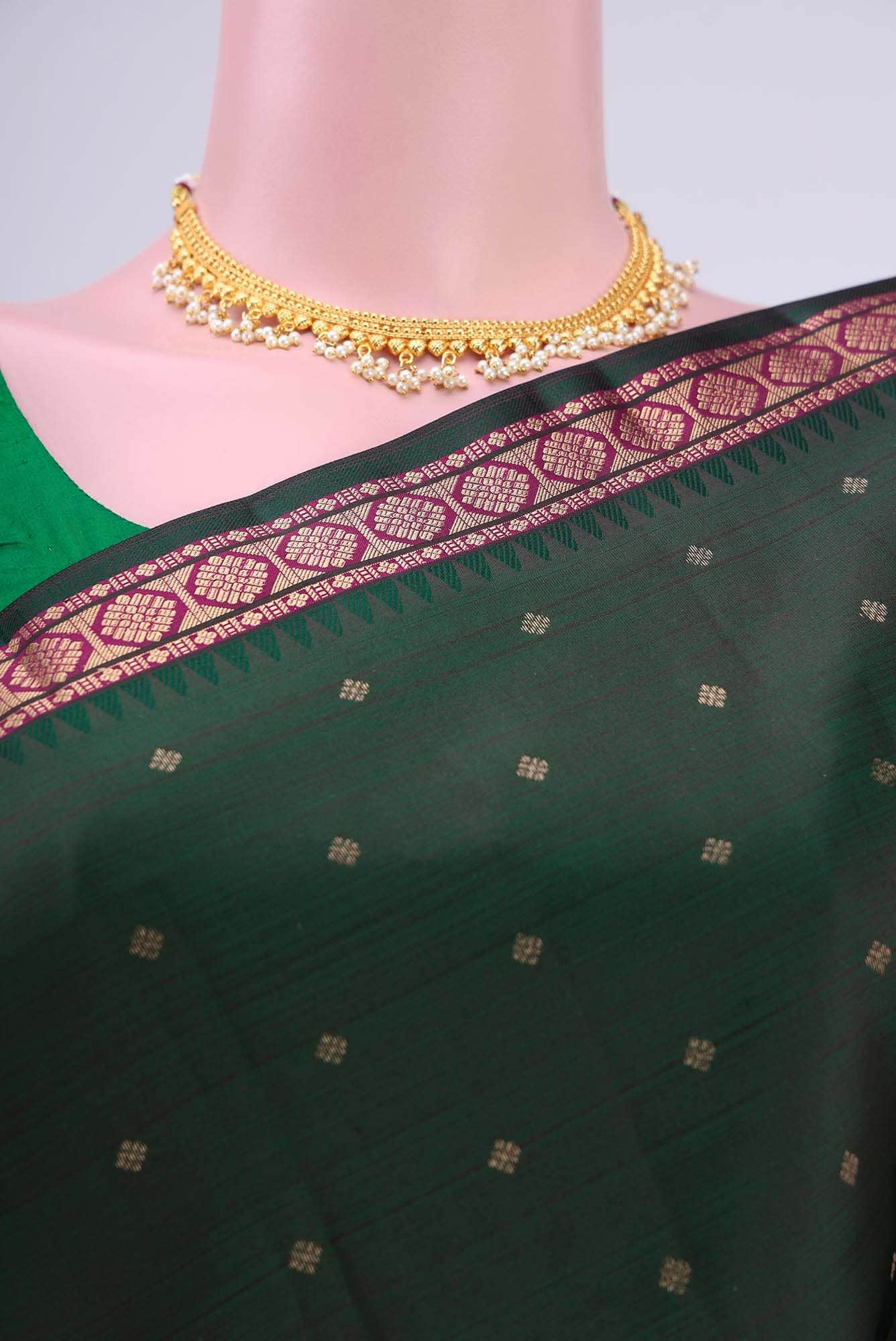 multi Dual Tone Nangavalli Silk [ Salem ] Saree