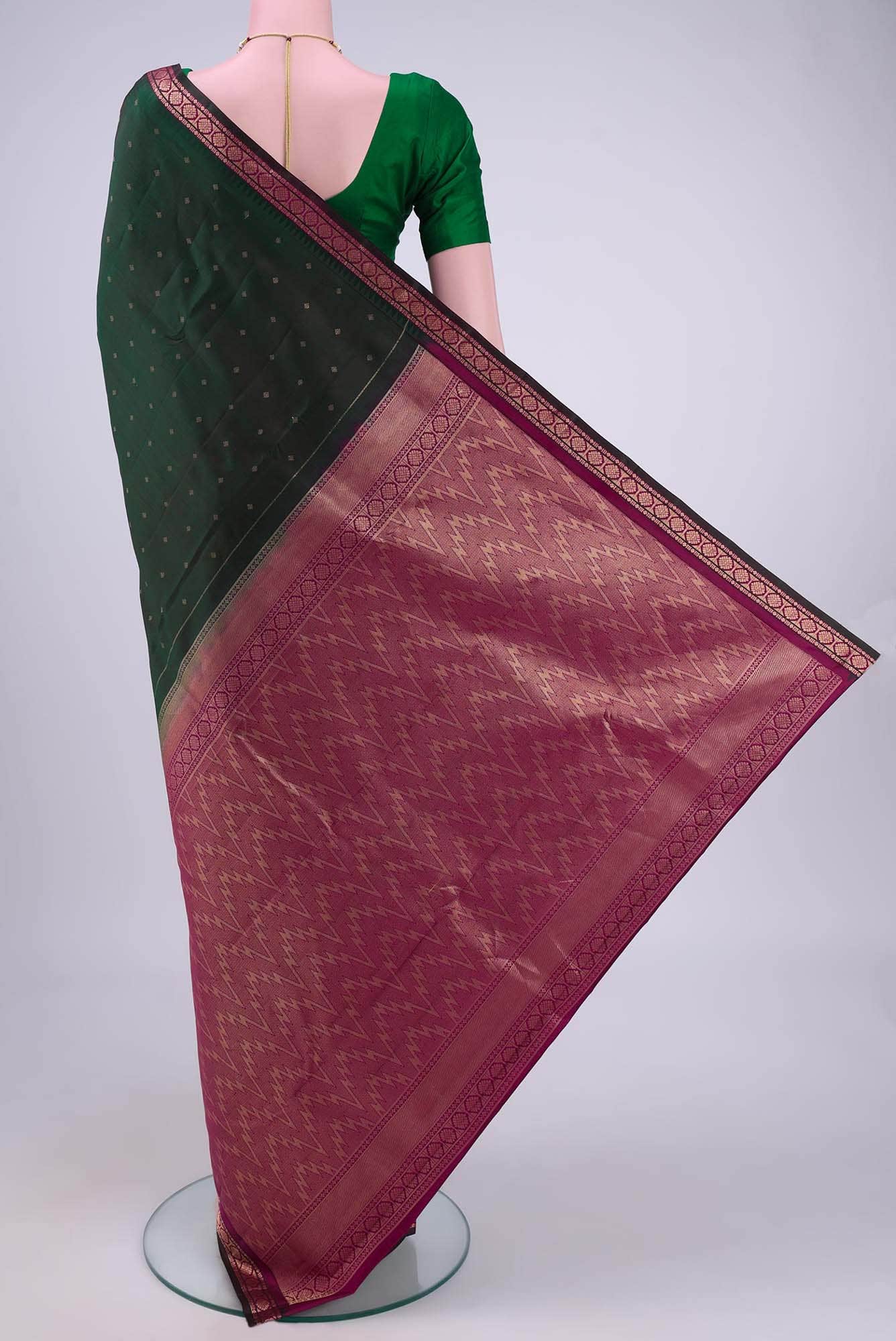 multi Dual Tone Nangavalli Silk [ Salem ] Saree