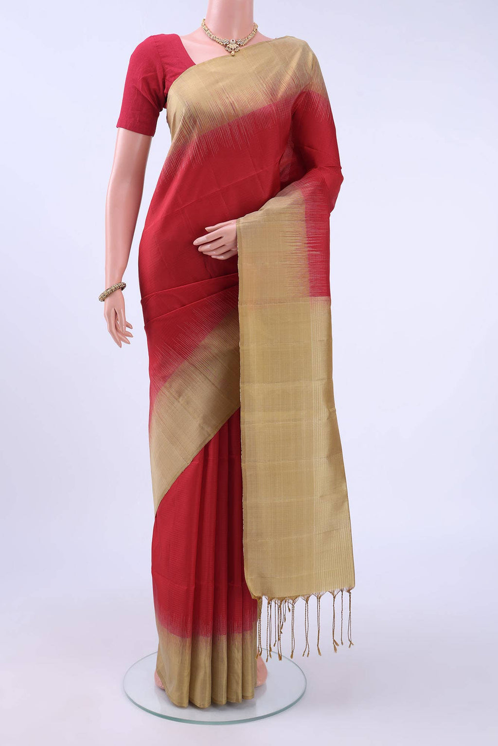 Red Soft Silk Saree