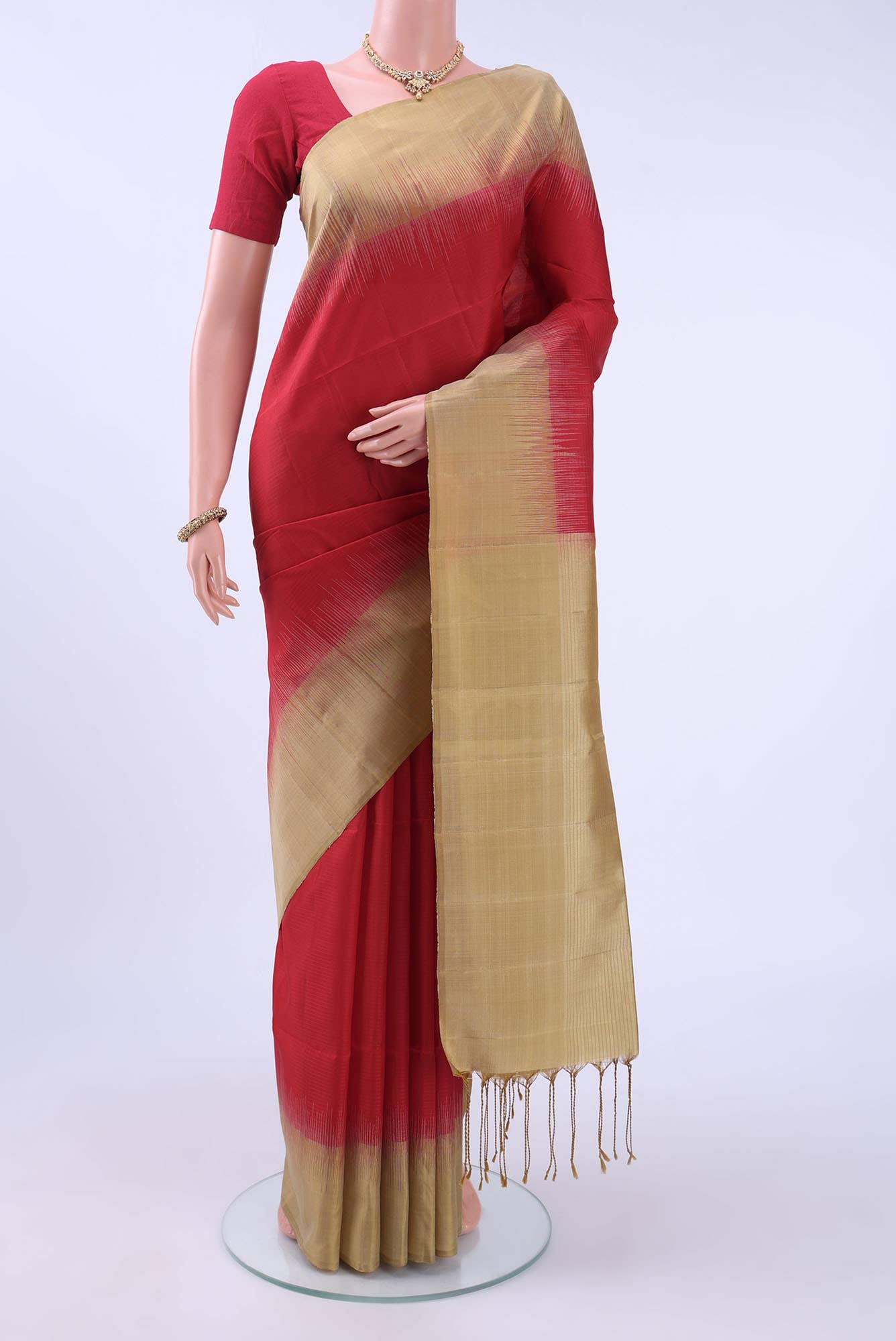 Red Soft Silk Saree