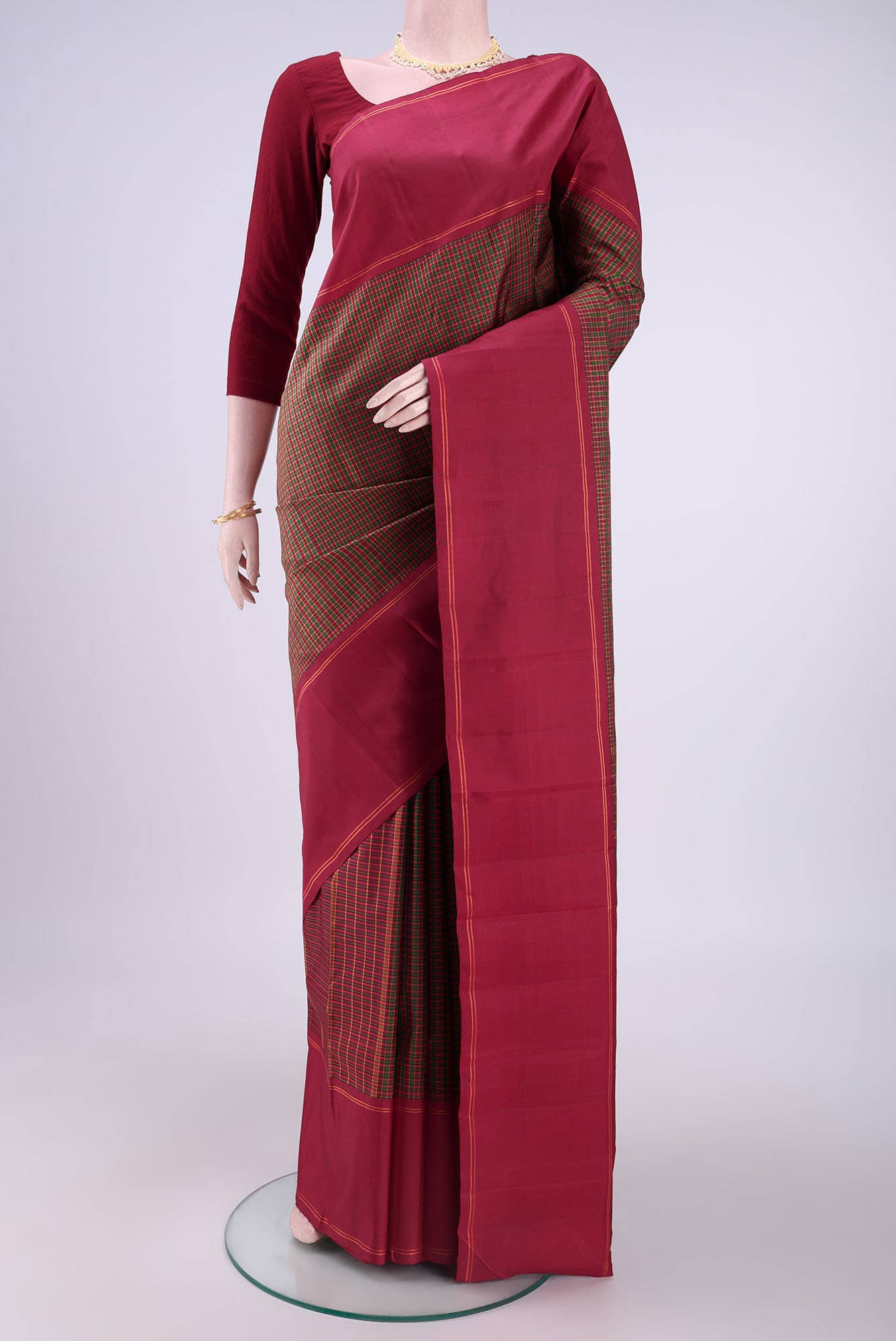 Green Kanchipuram Silk Saree