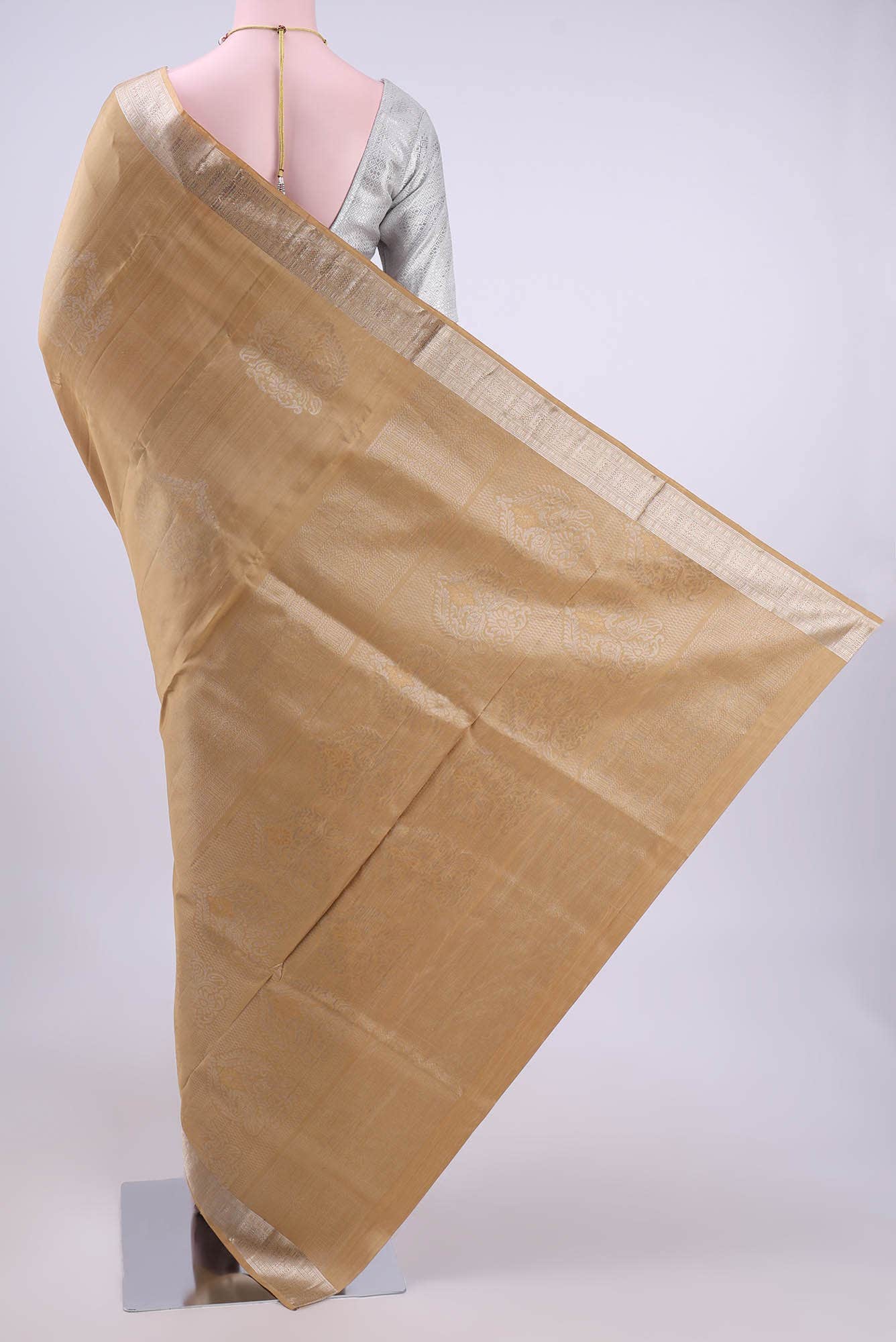Beige Uppada Silk Saree