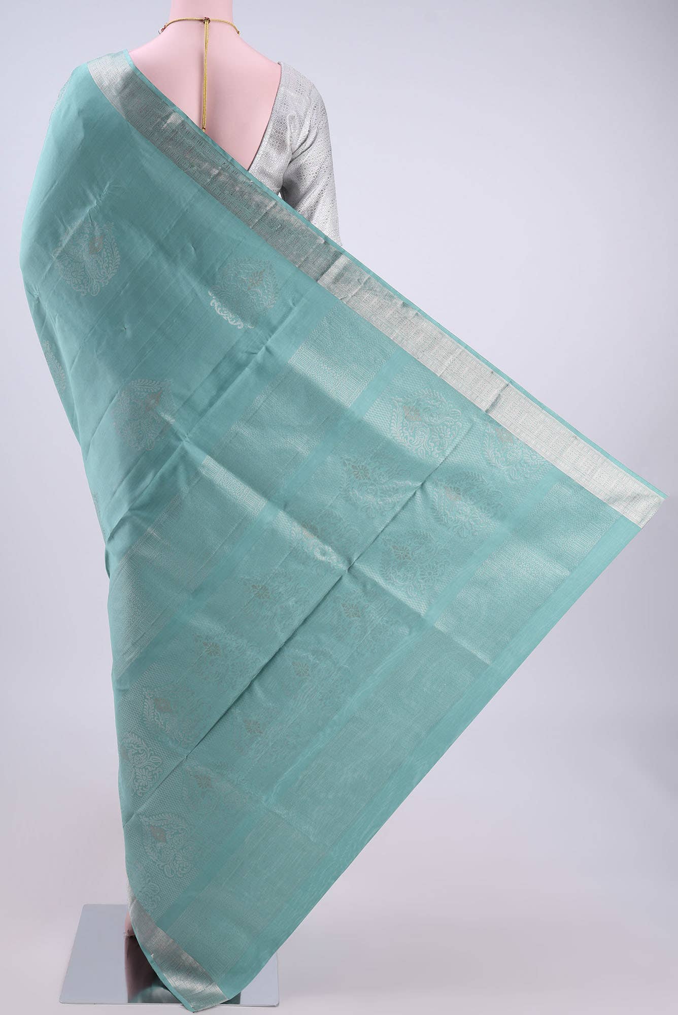 Teal Uppada Silk Saree