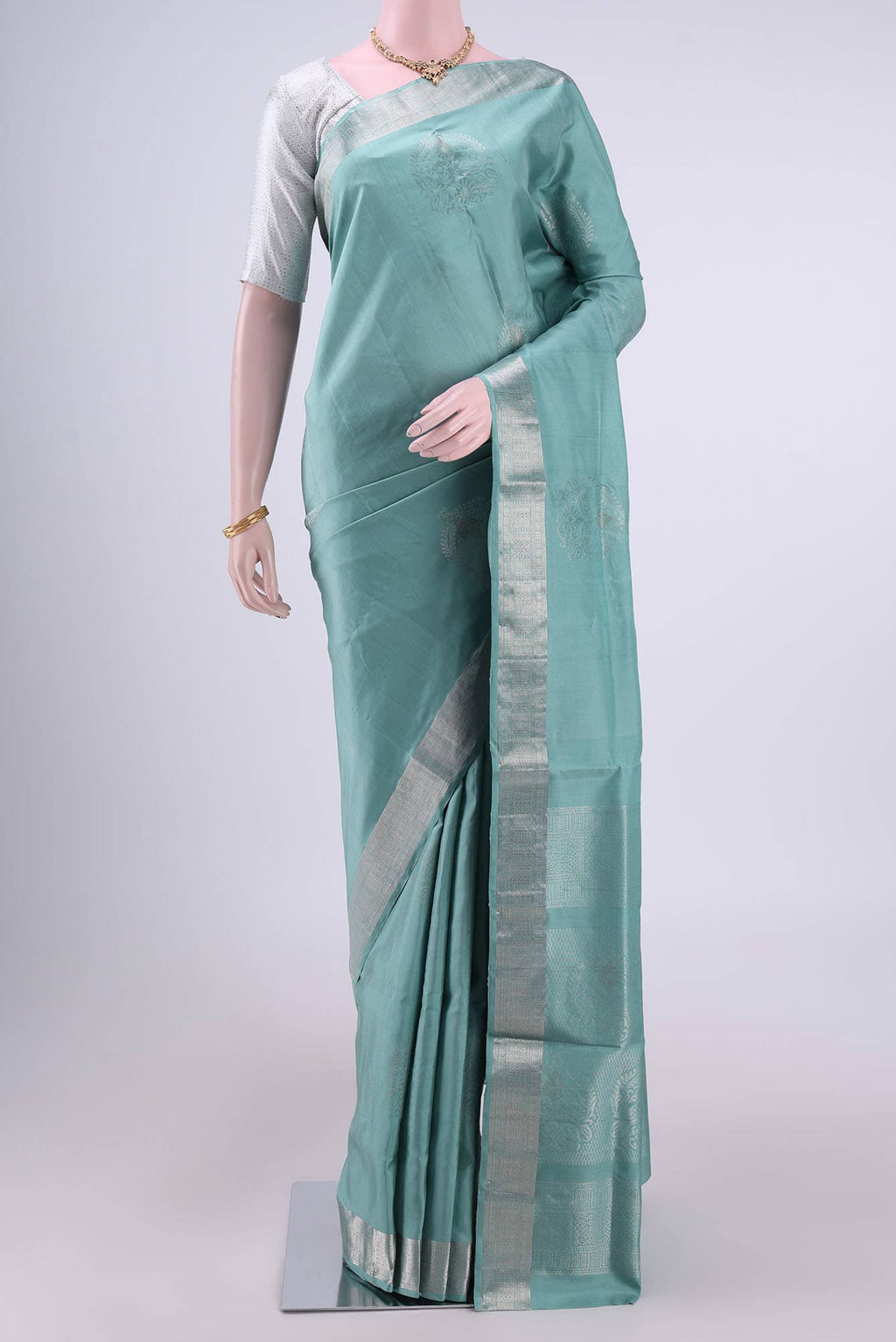 Teal Uppada Silk Saree