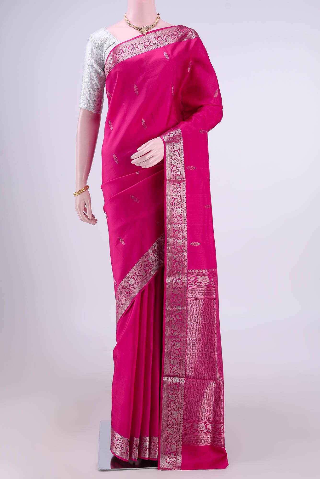 Pink Uppada Silk Saree