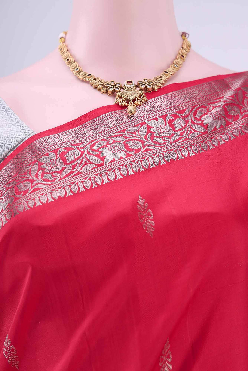Red Uppada Silk Saree