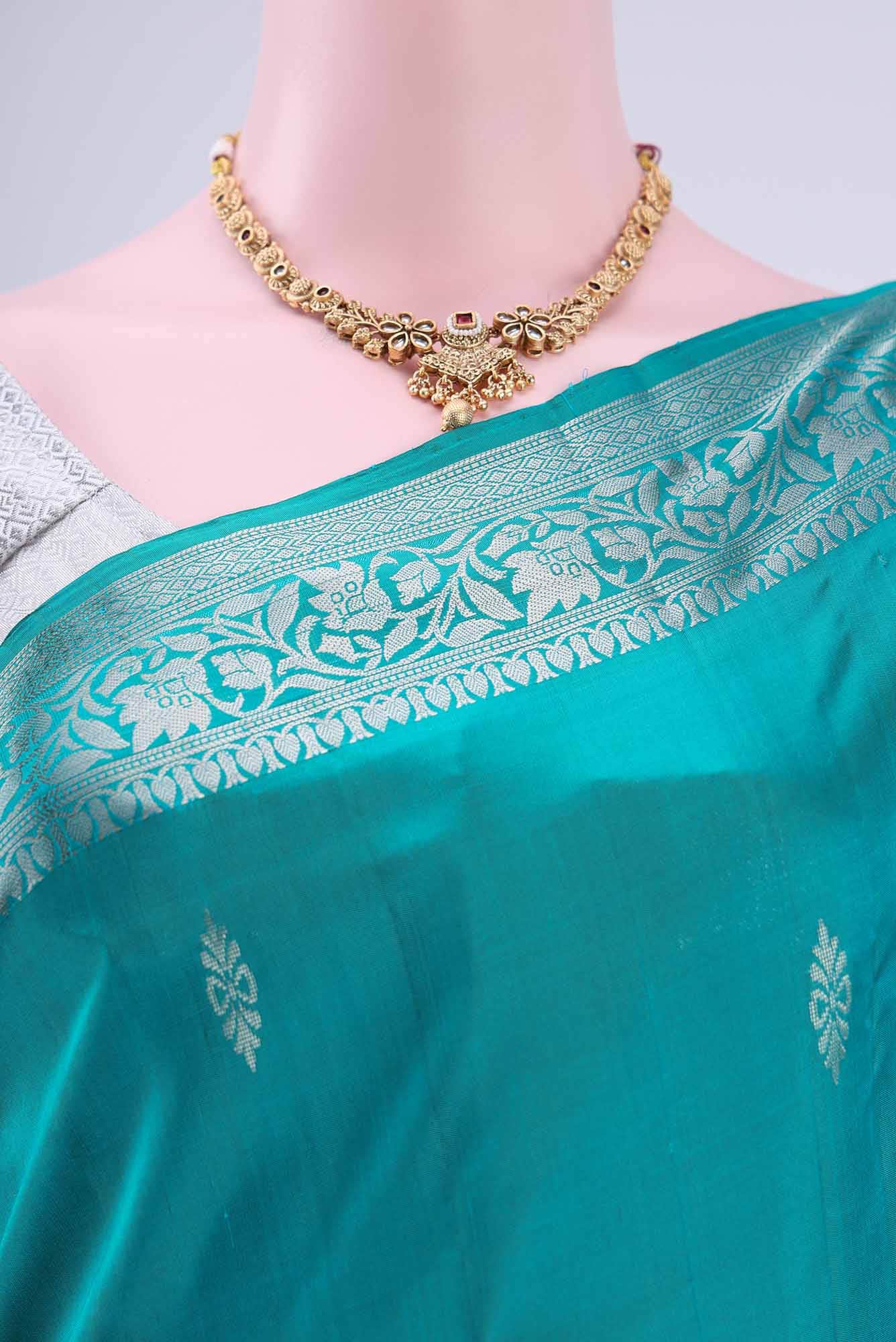 Blue Uppada Silk Saree