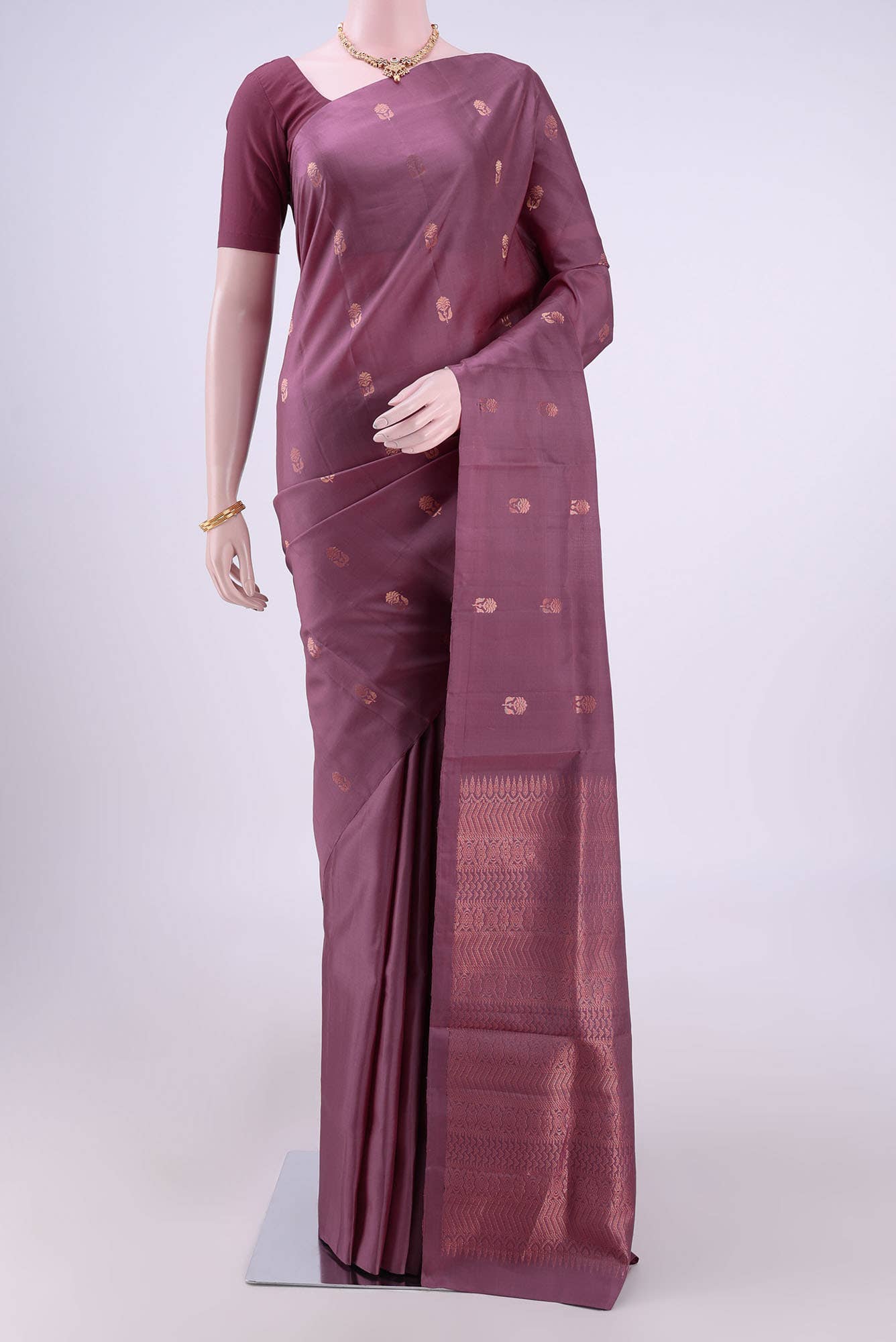 Mauve Uppada Silk Saree