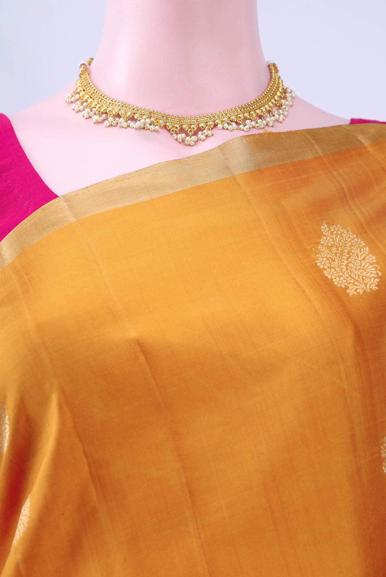 Yellow Soft Silk Saree