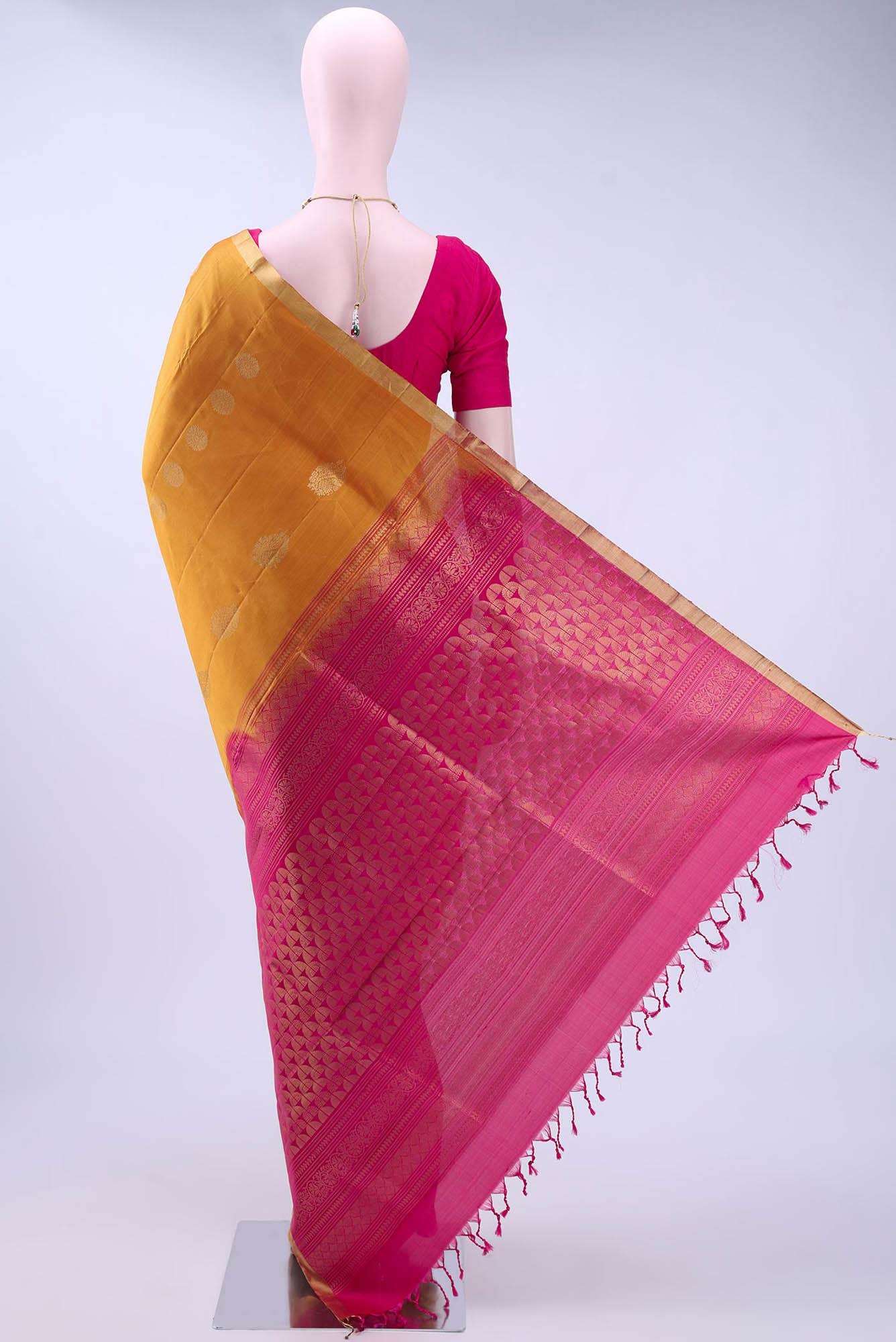 Yellow Soft Silk Saree