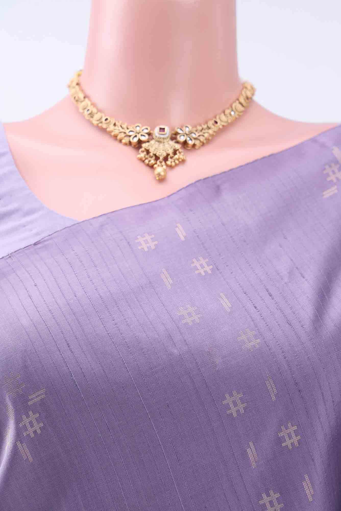 Lavender Soft Silk Saree