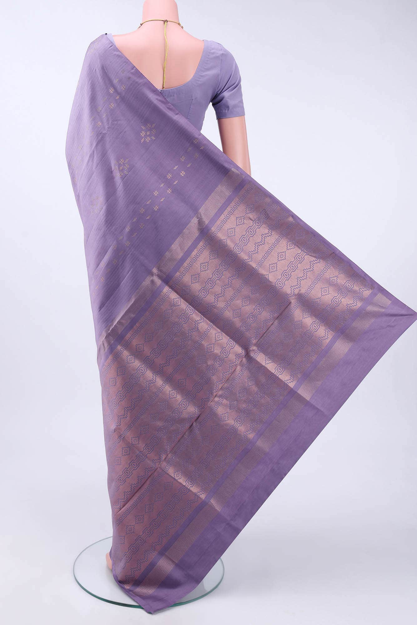 Lavender Soft Silk Saree