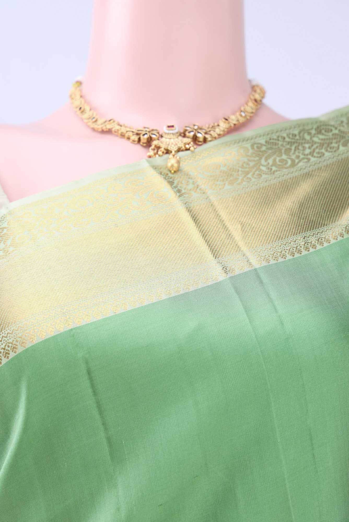 Light Green Soft Silk Saree