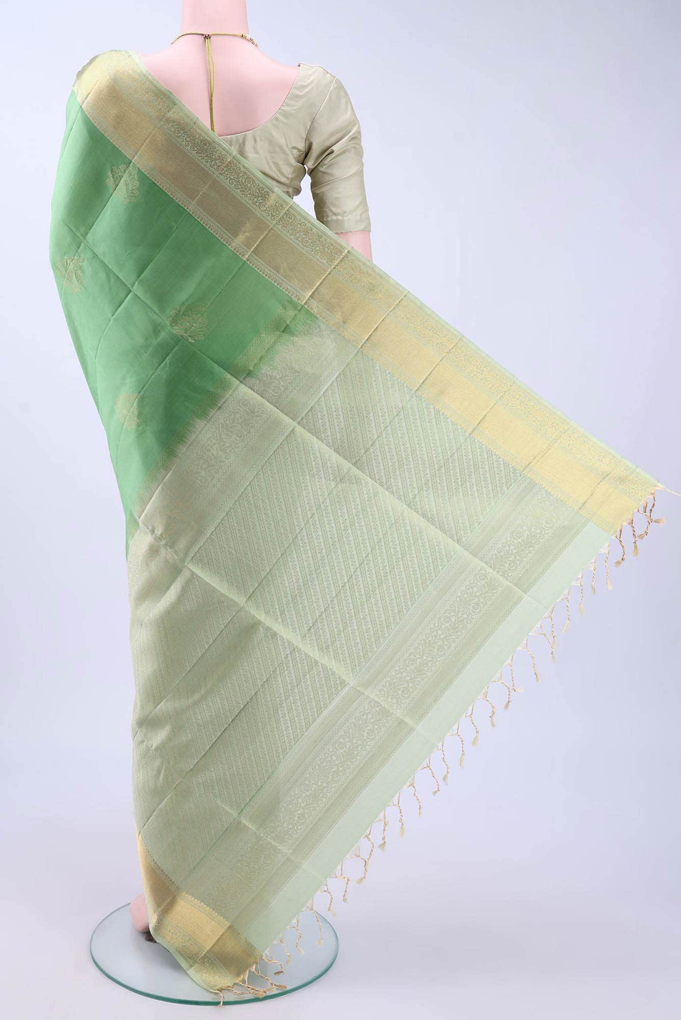 Light Green Soft Silk Saree