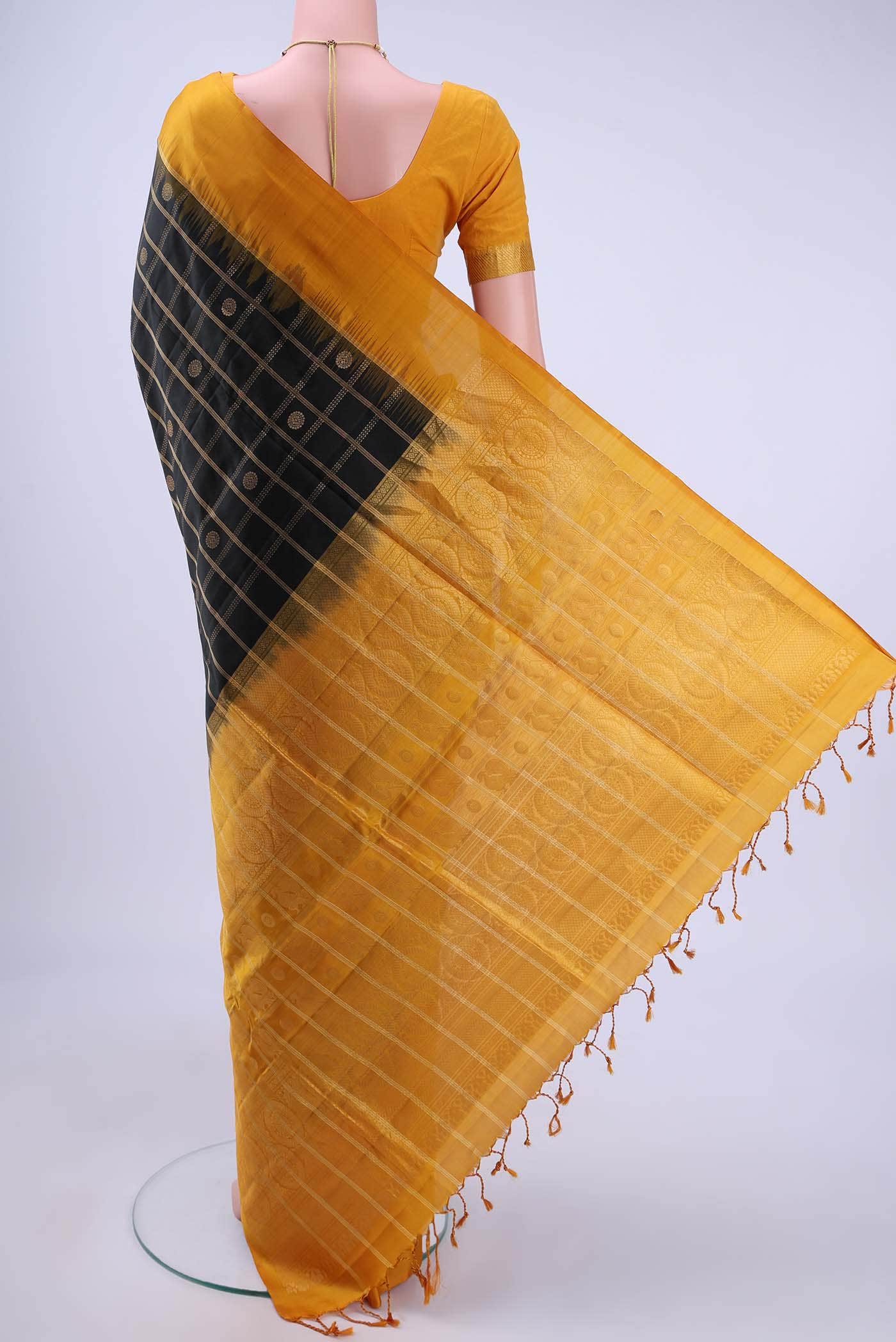 Black Soft Silk Saree