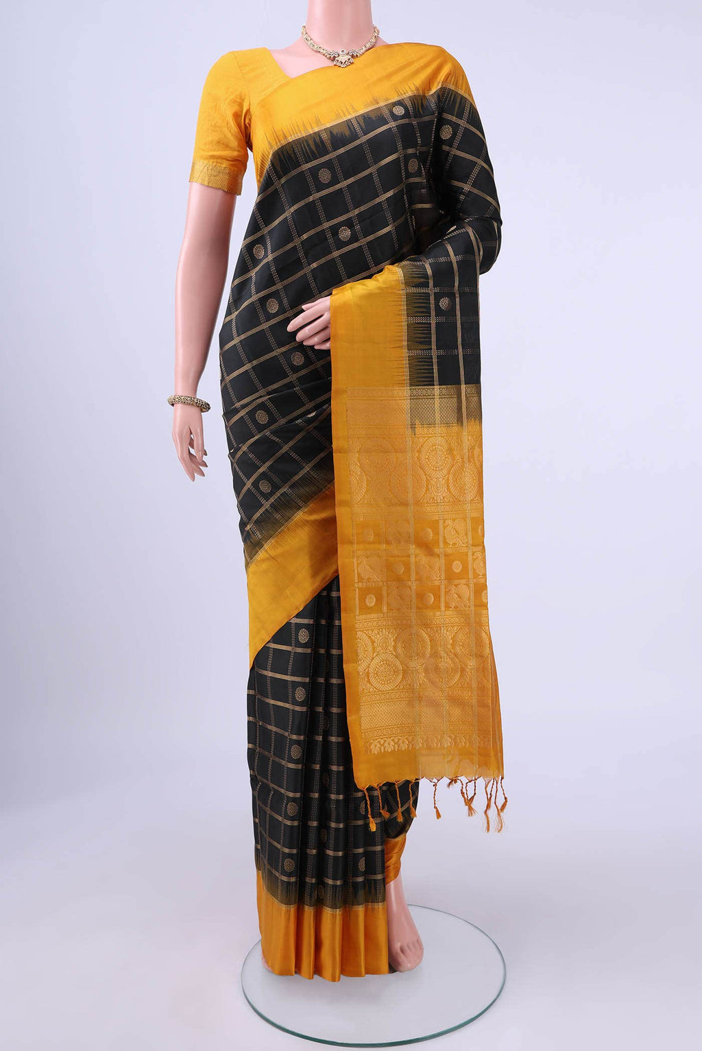 Black Soft Silk Saree