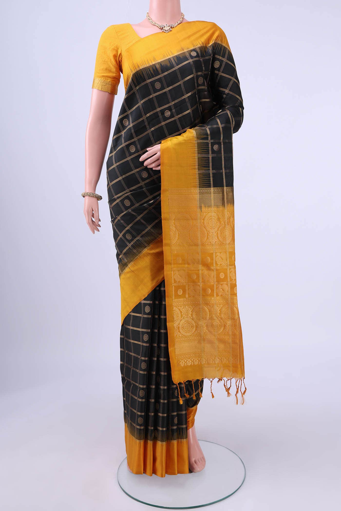 Black Soft Silk Saree