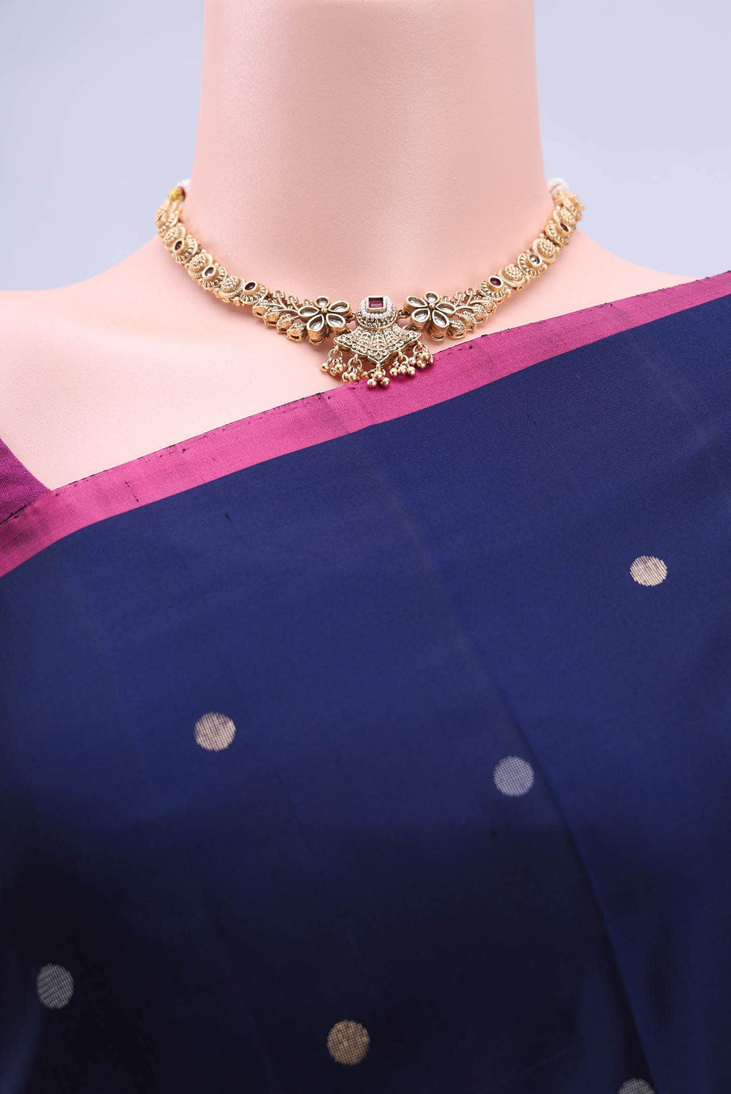 Navy Blue Soft Silk Saree