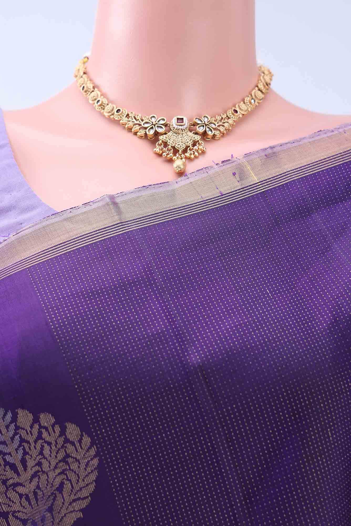Purple Soft Silk Saree