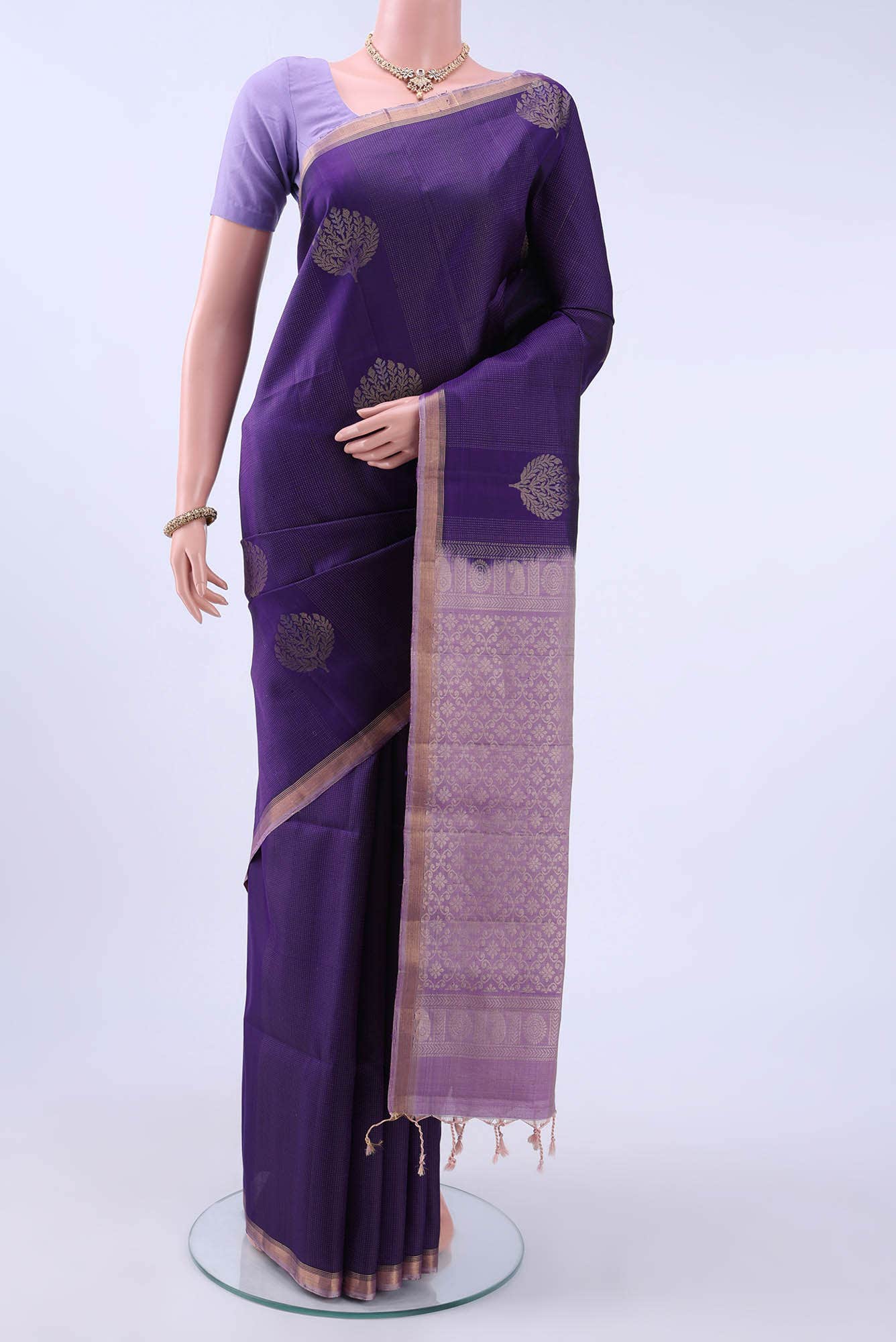 Purple Soft Silk Saree