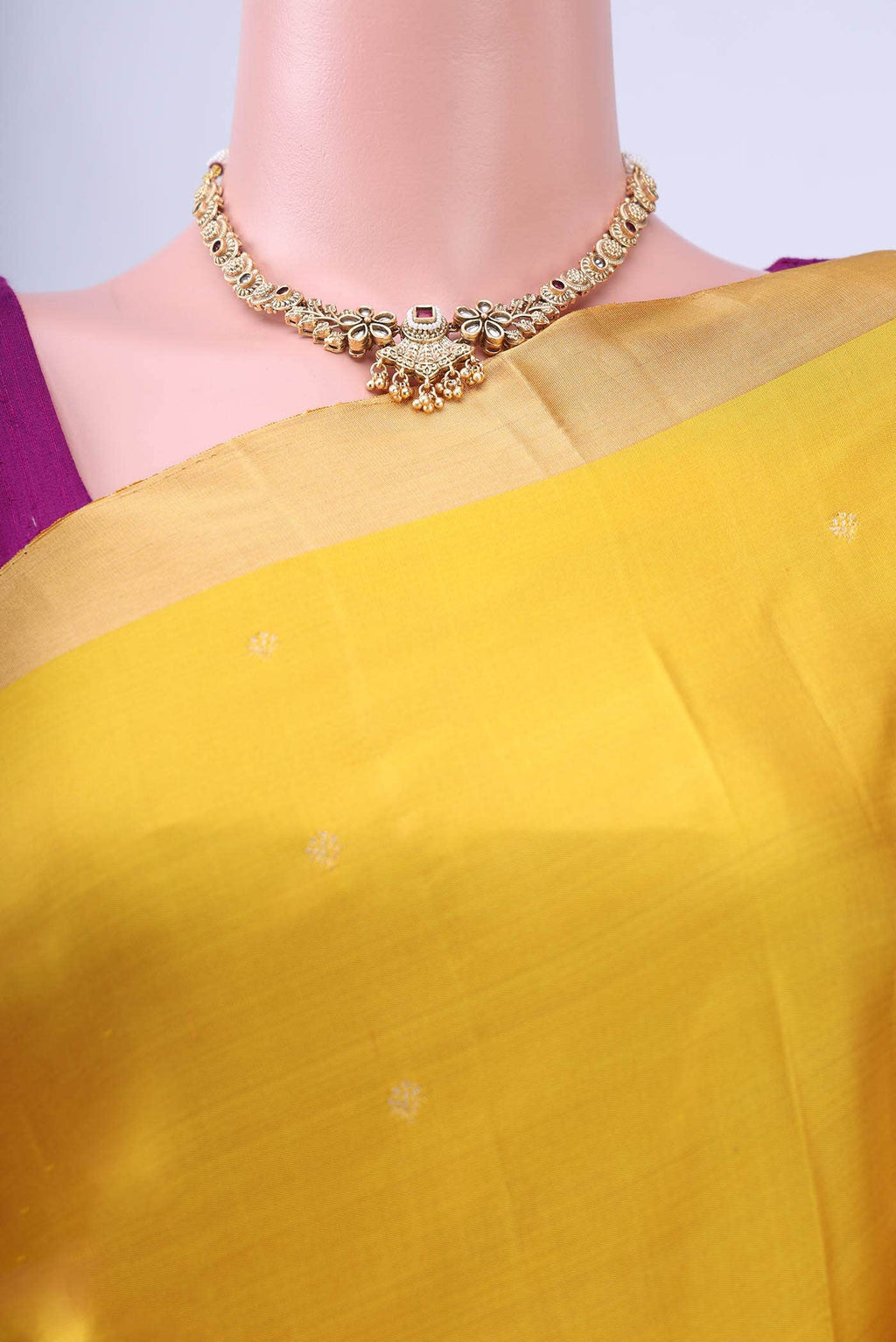 Yellow Soft Silk Saree