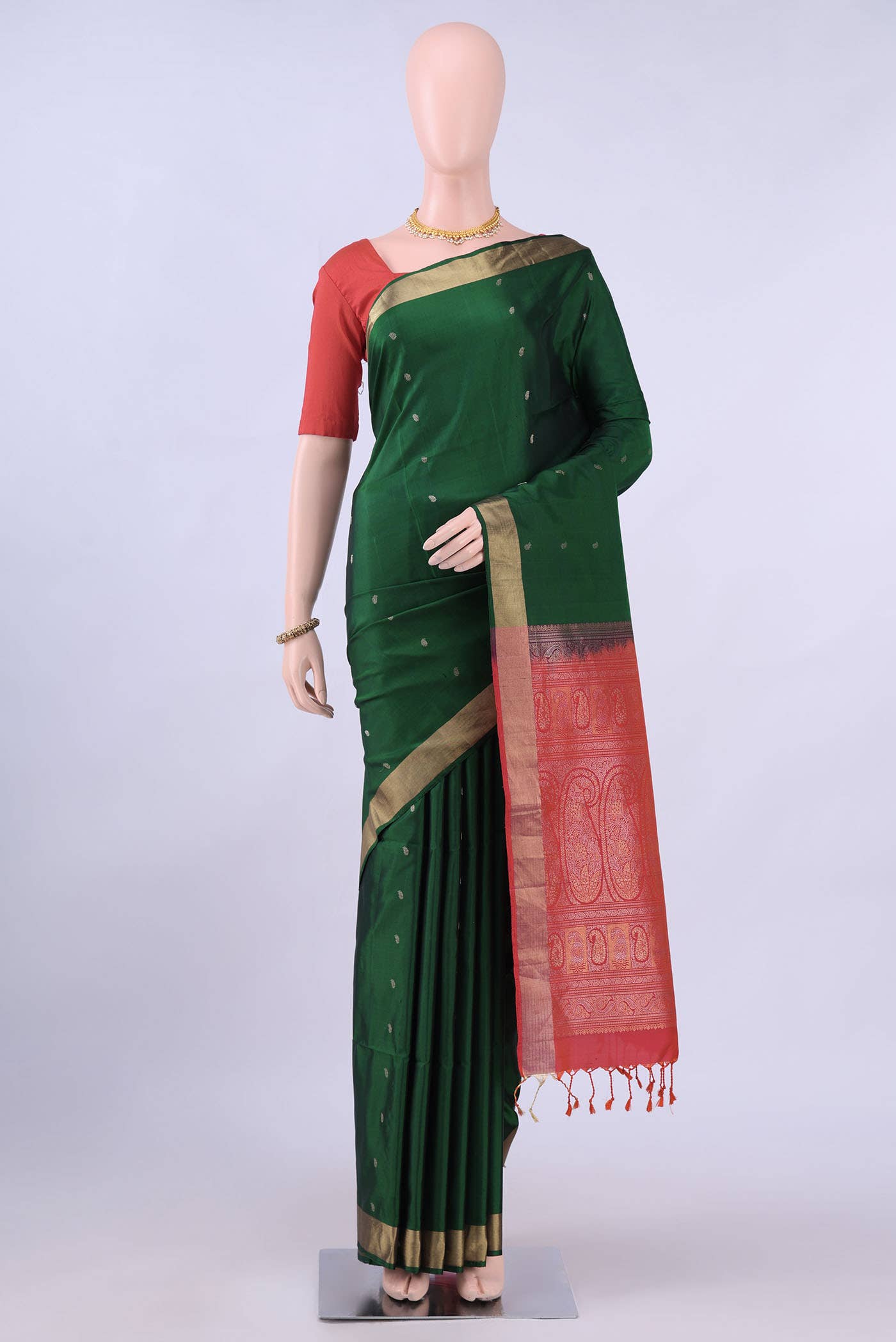 no Dual Tone Soft Silk Saree