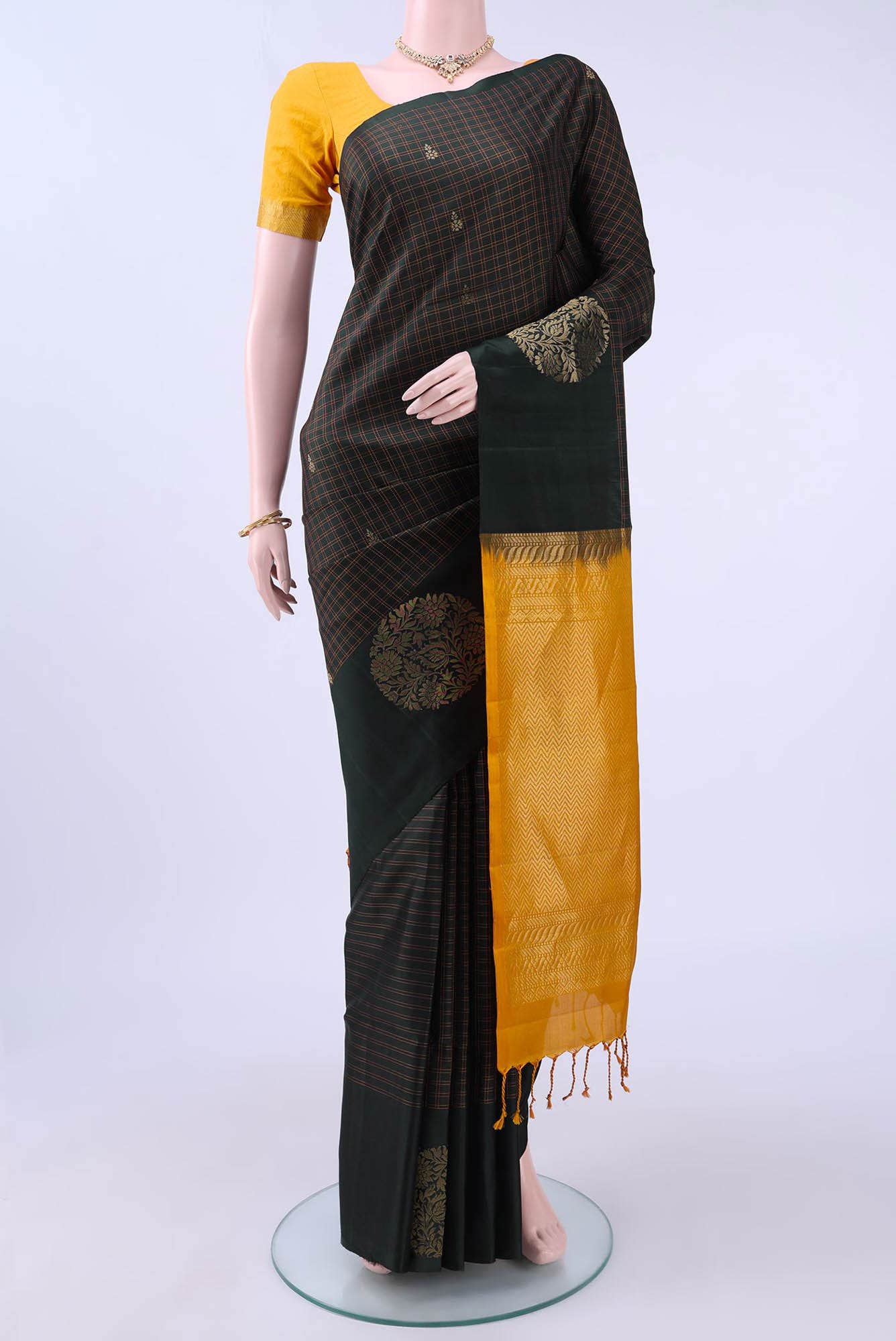 Black Soft Silk Saree
