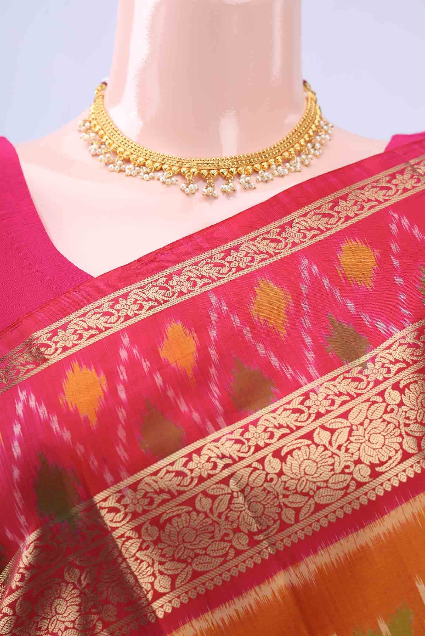 Mustard Soft Silk Saree