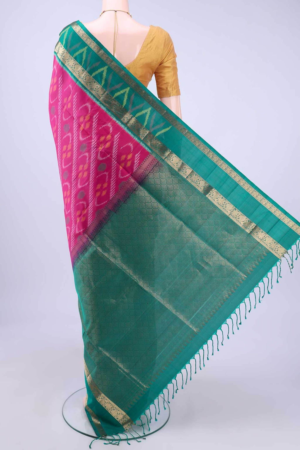Rani Pink Soft Silk Saree
