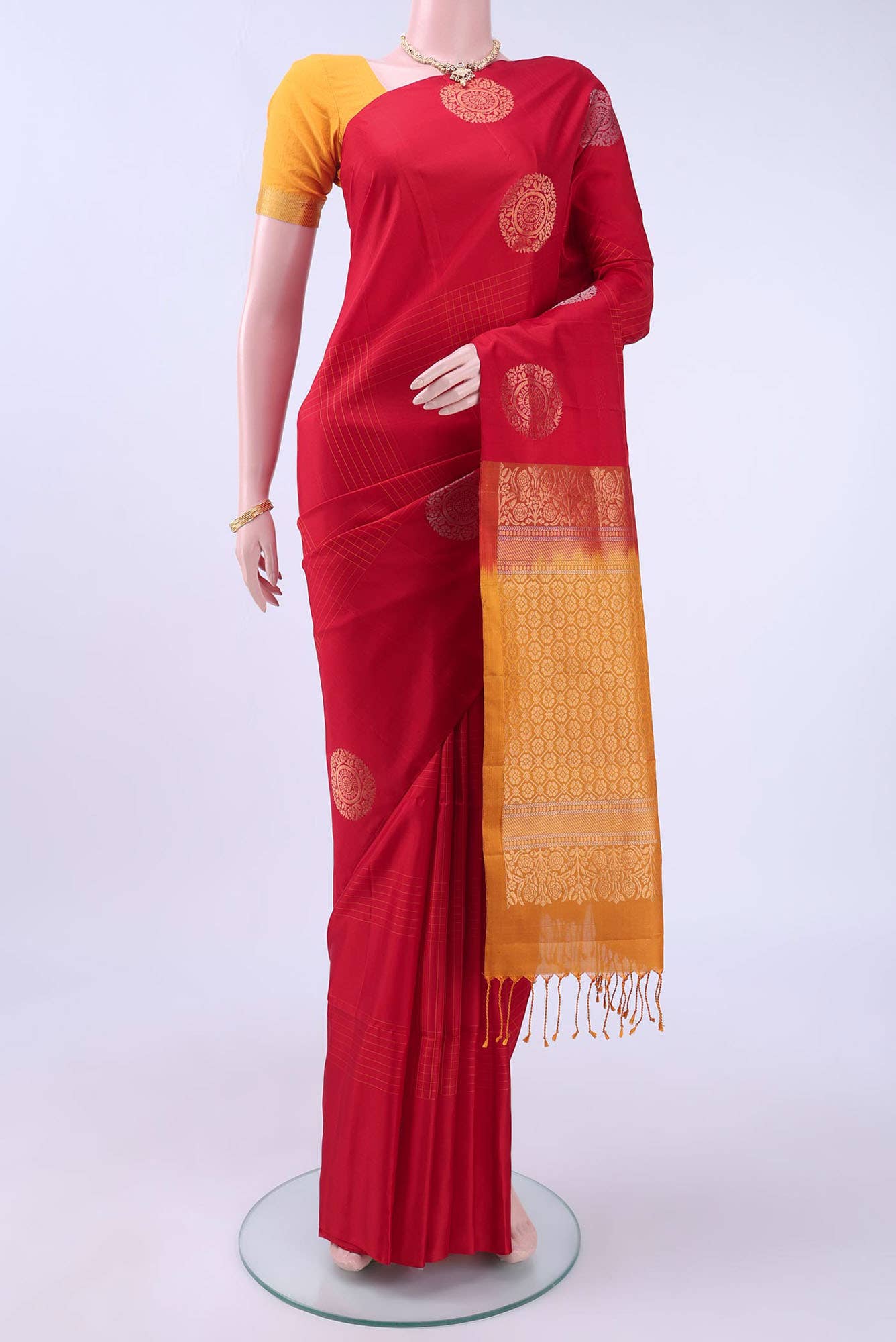 Red Soft Silk Saree
