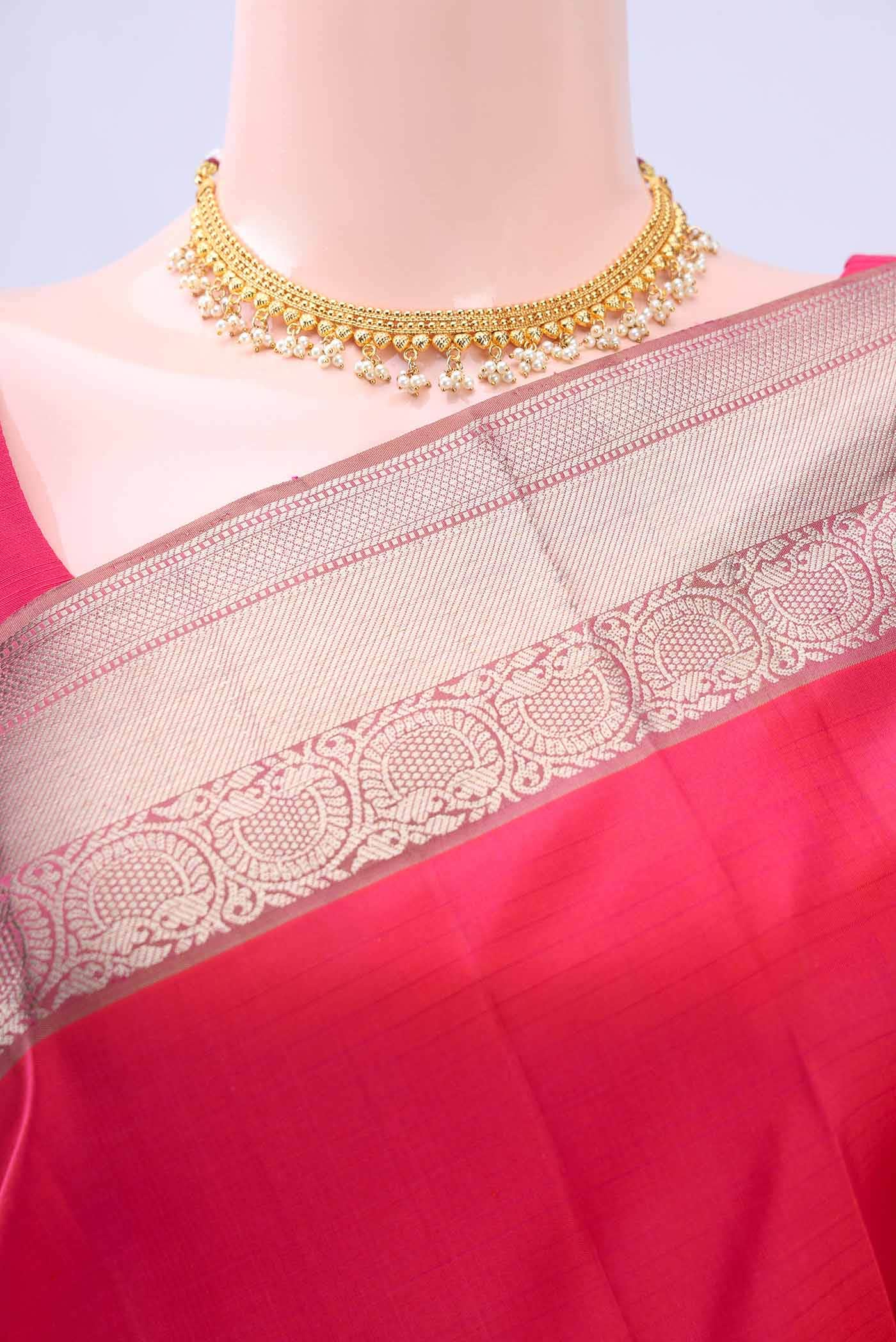 Imperial Pink Soft Silk Saree