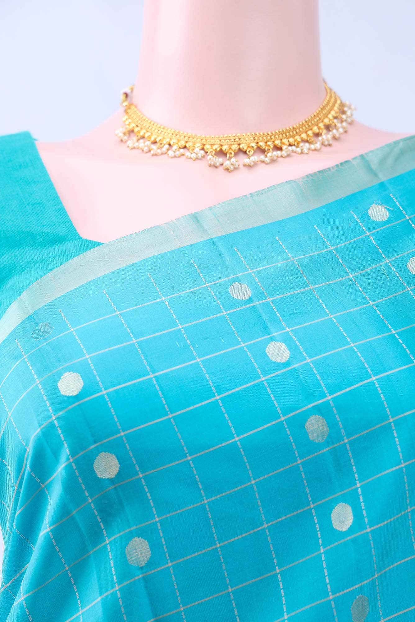 Sky Blue Soft Silk Saree
