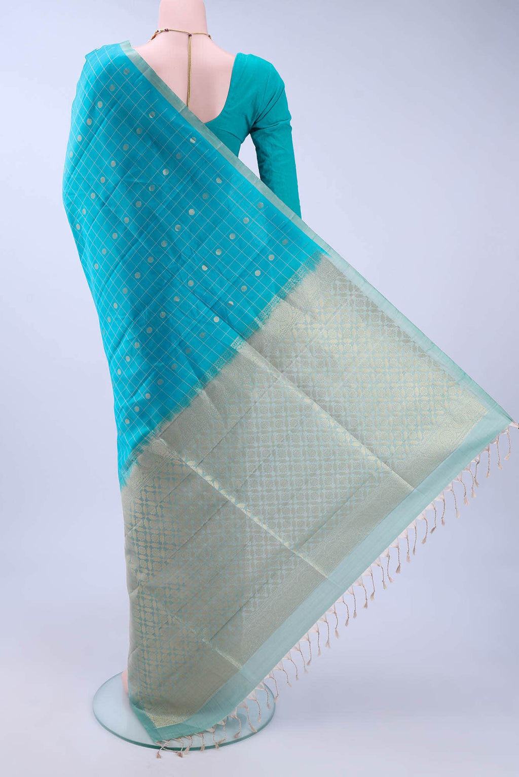 Sky Blue Soft Silk Saree