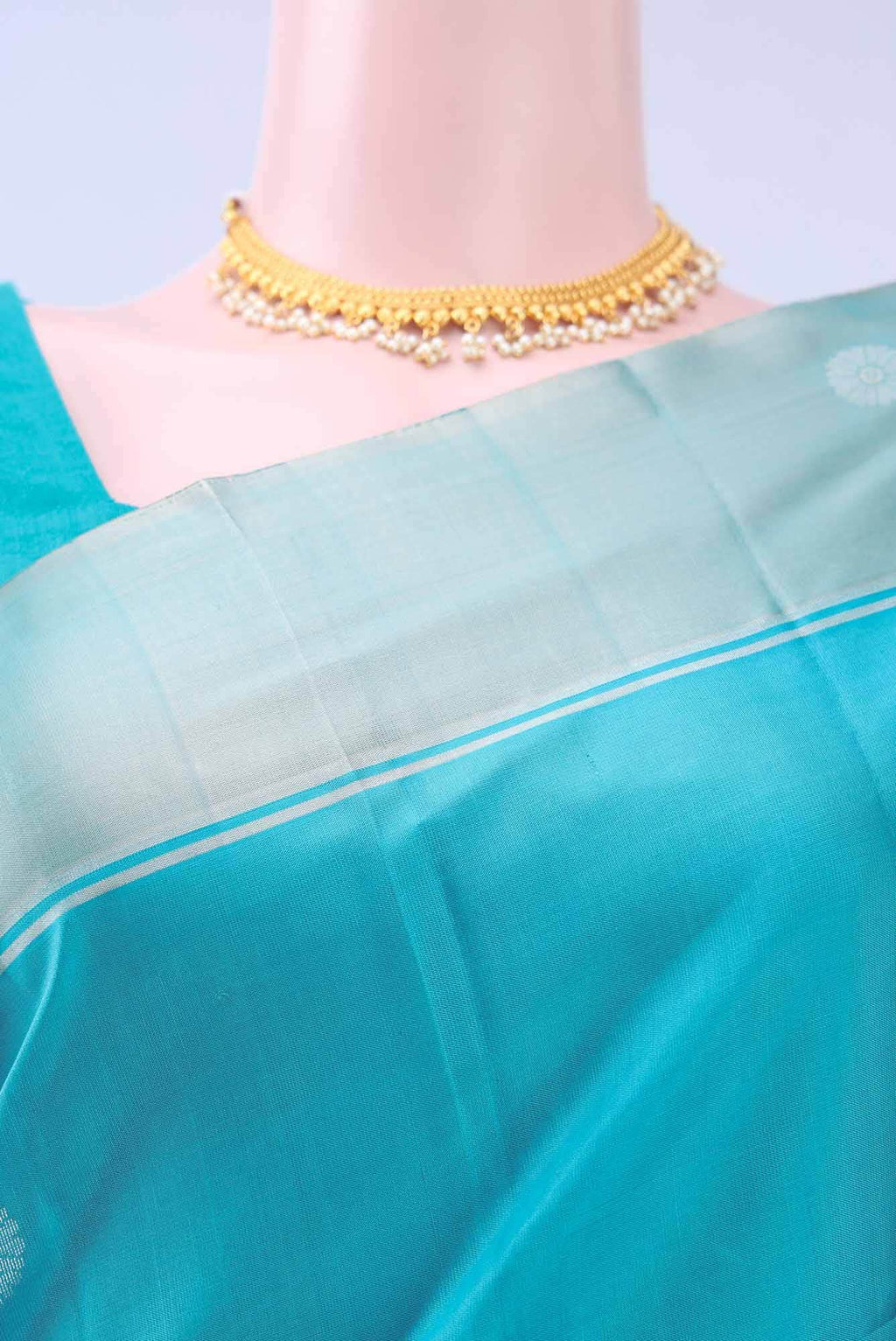 Sky Blue Soft Silk Saree