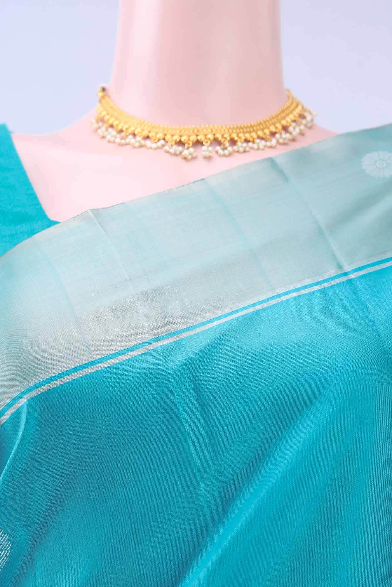 Sky Blue Soft Silk Saree
