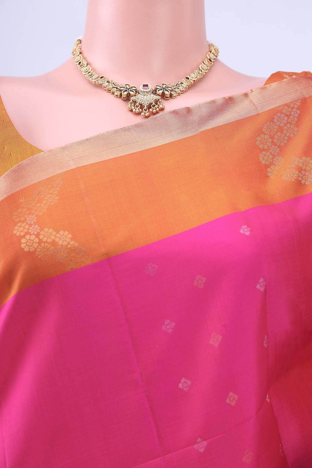 Rani Pink Soft Silk Saree