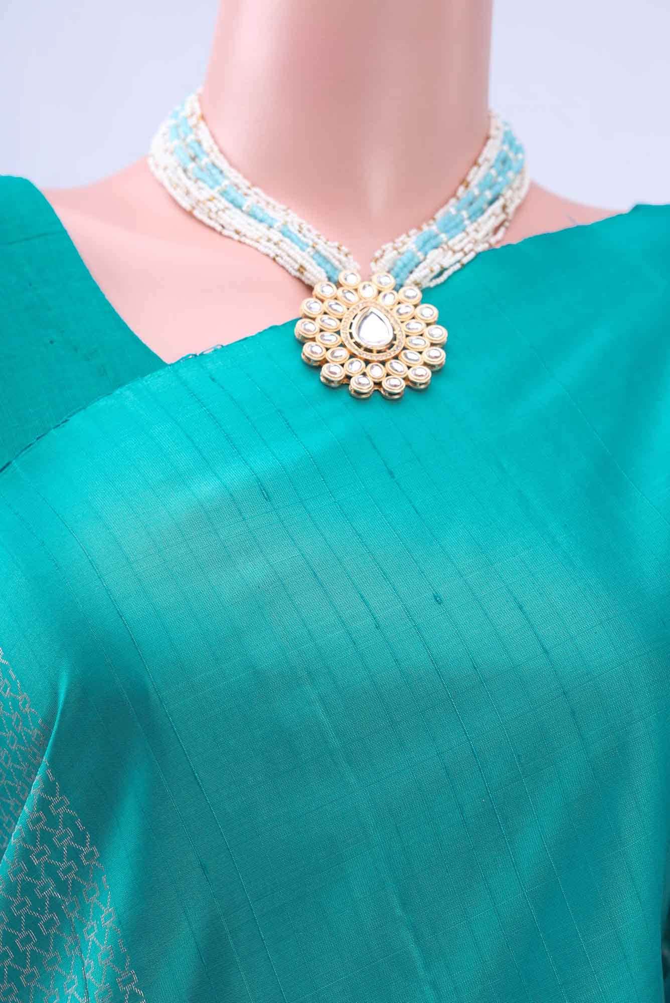 Electric Blue Soft Silk Saree