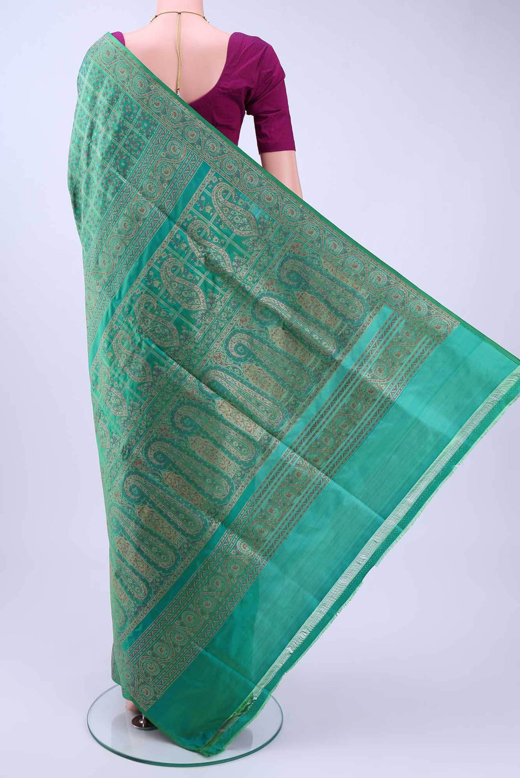 Green Banarasi Saree