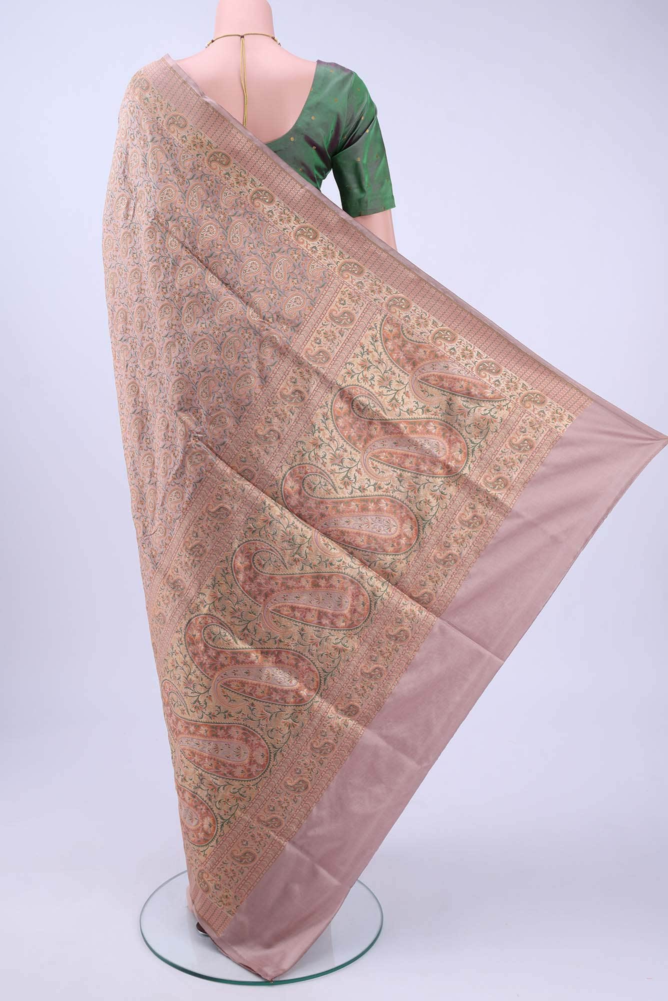 Mauve Banarasi Saree