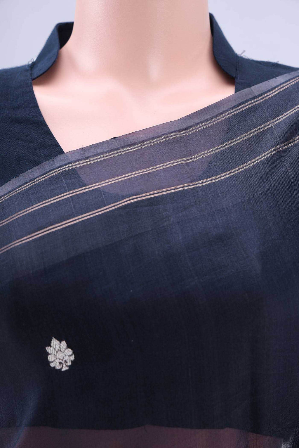 Burgundy Banarasi Saree