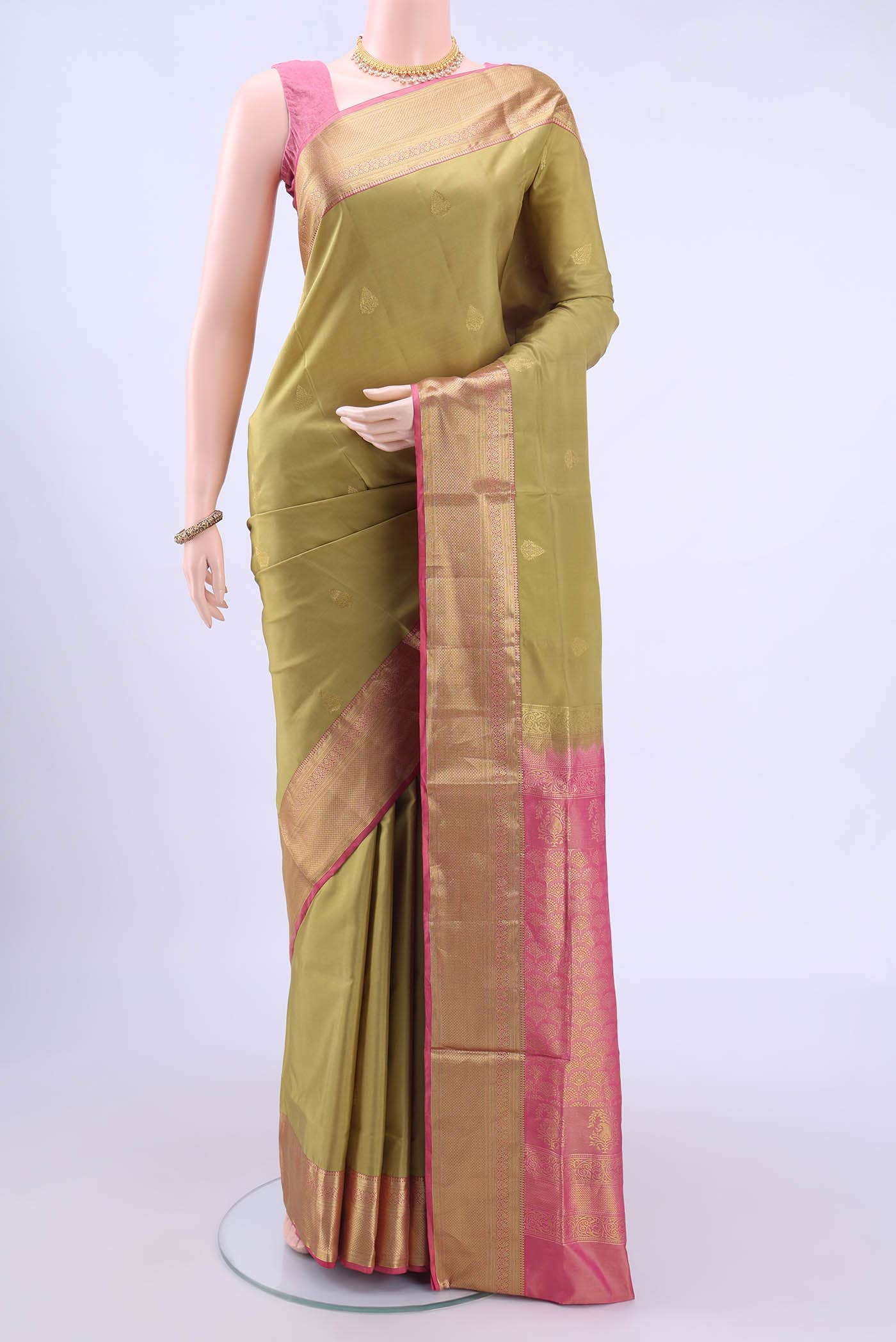 Beige Uppada Silk Saree