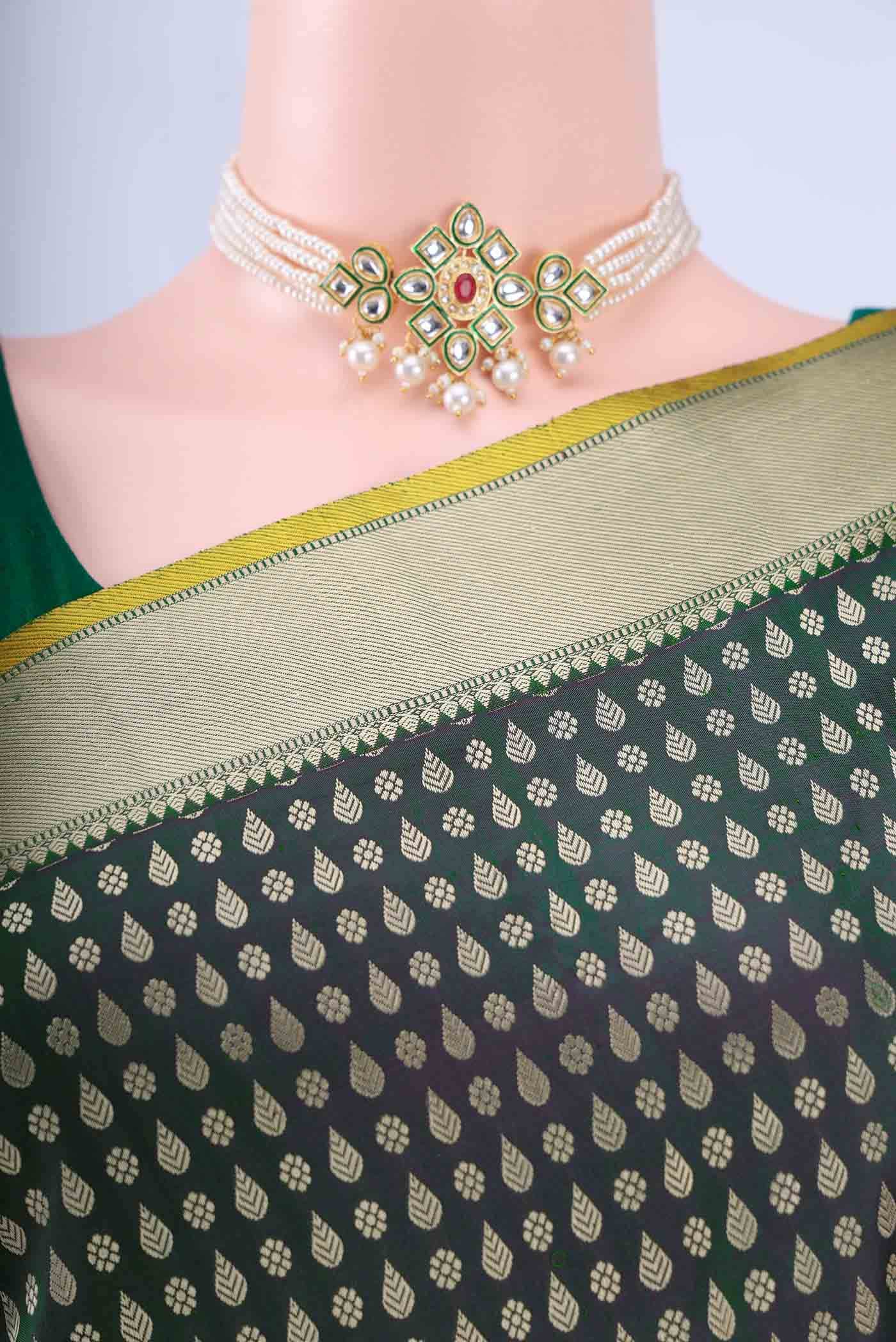 Green Kanchipuram Silk Saree